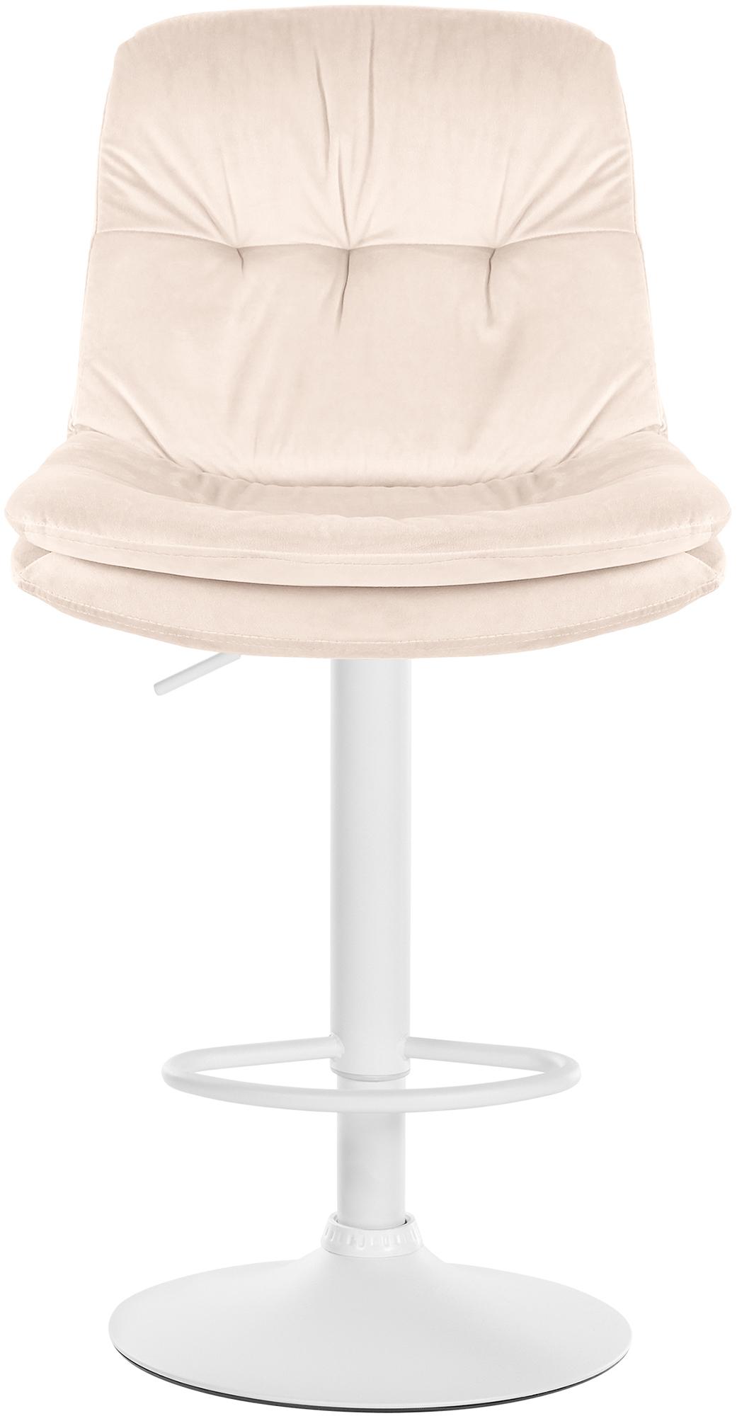 Tabouret de bar Laurel velours