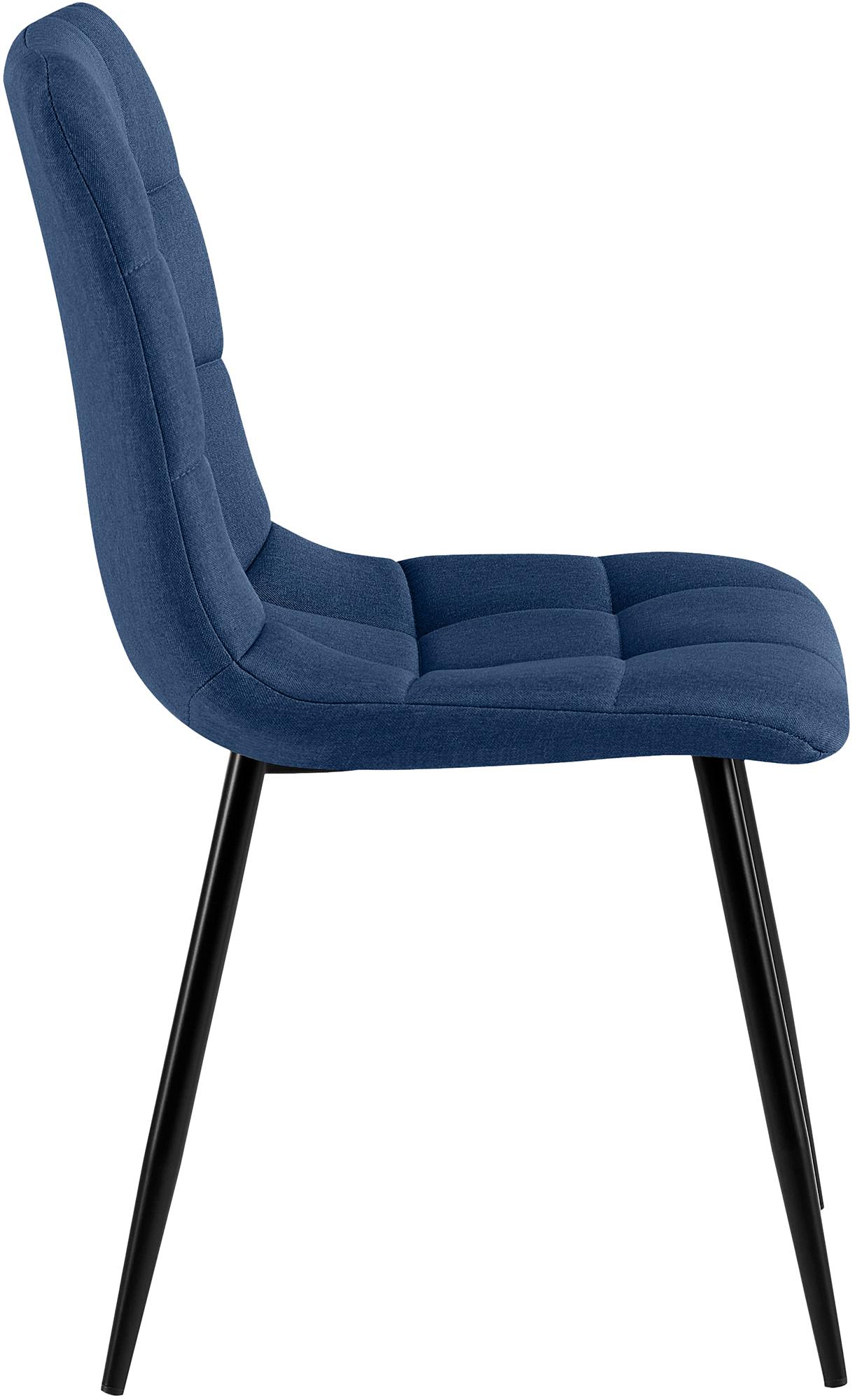 Chaise de salle a manger Antibes en tissu