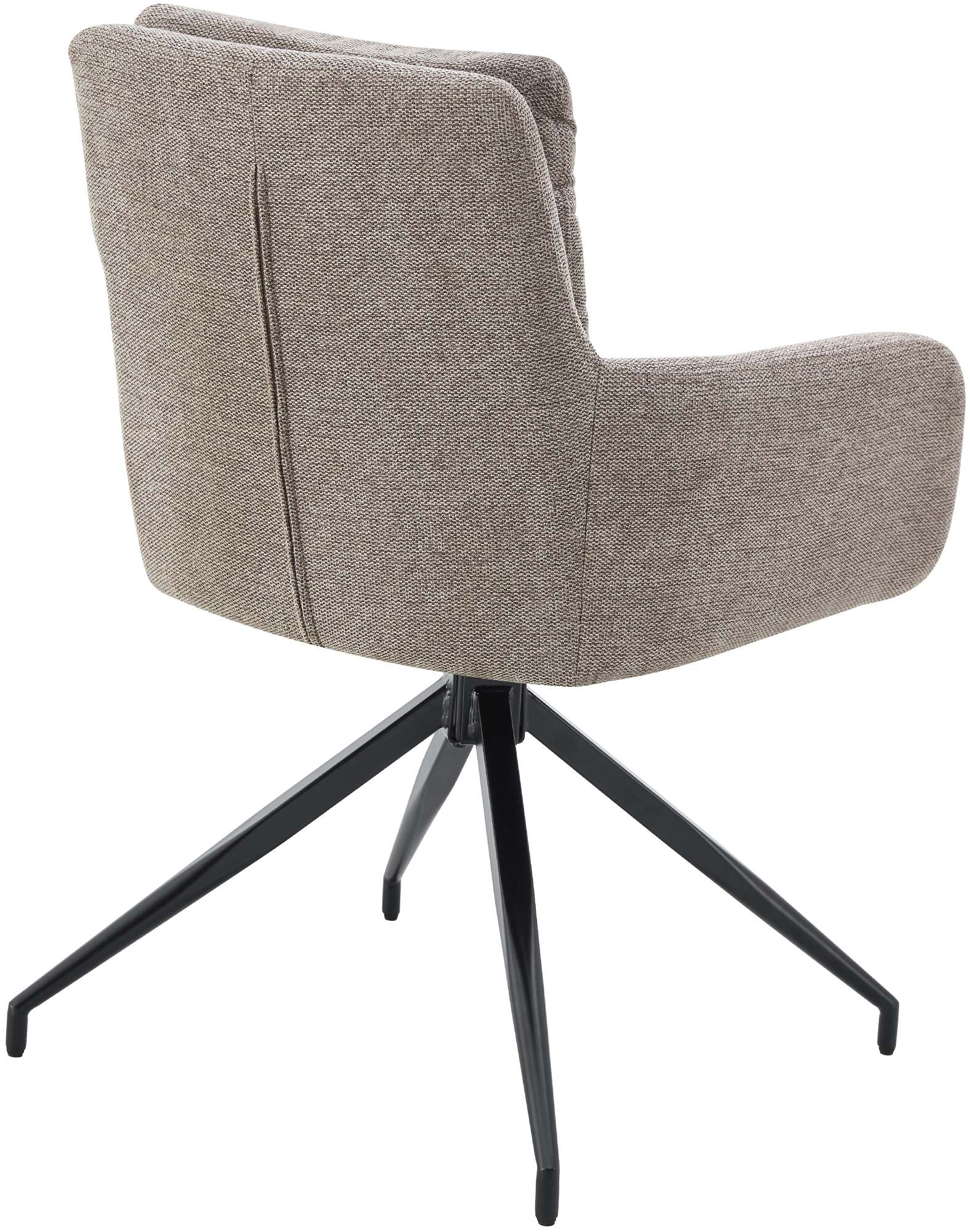 Lot de 2 chaises de salle à manger Somers tissu