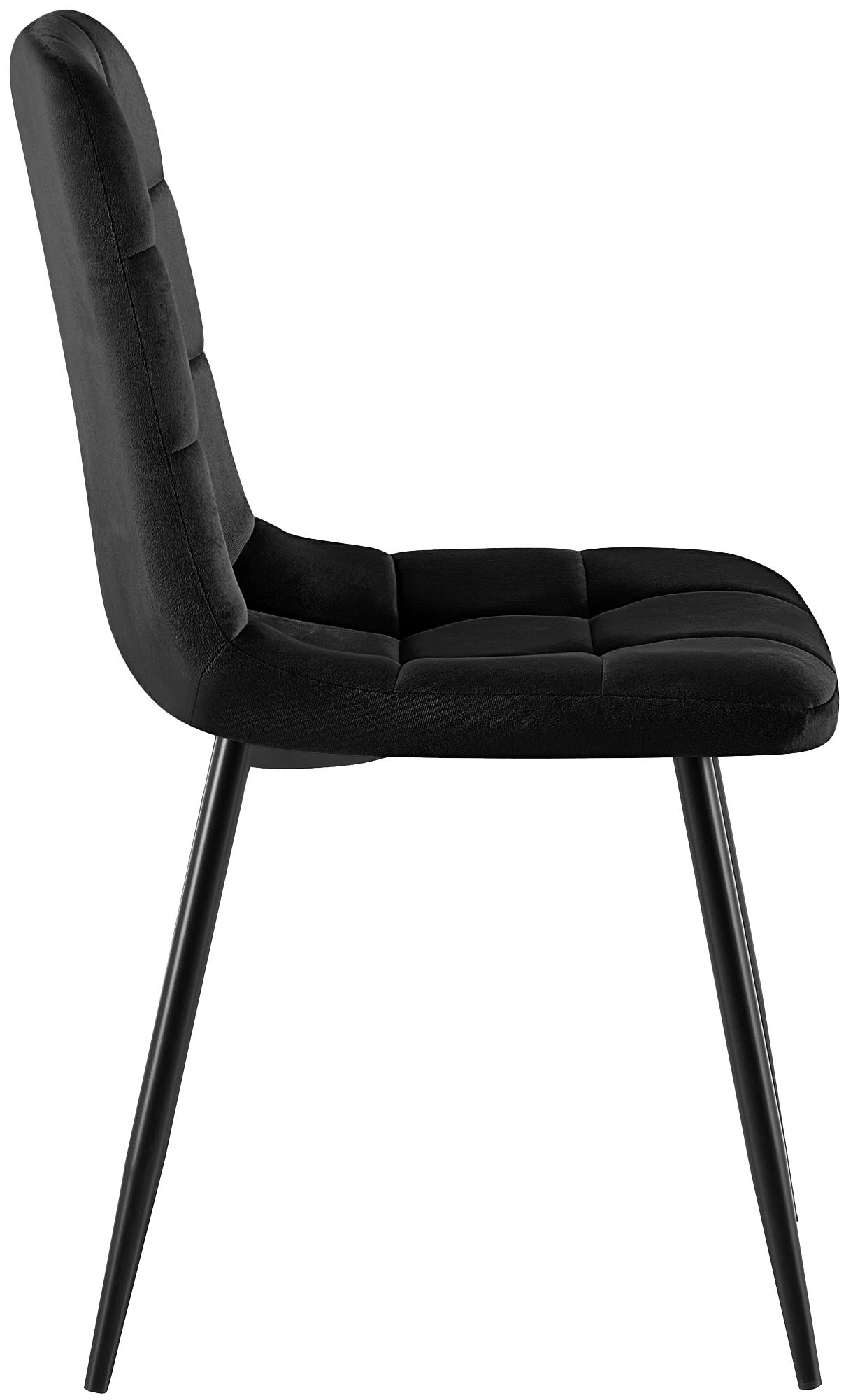 Chaise de salle a manger Antibes en velours