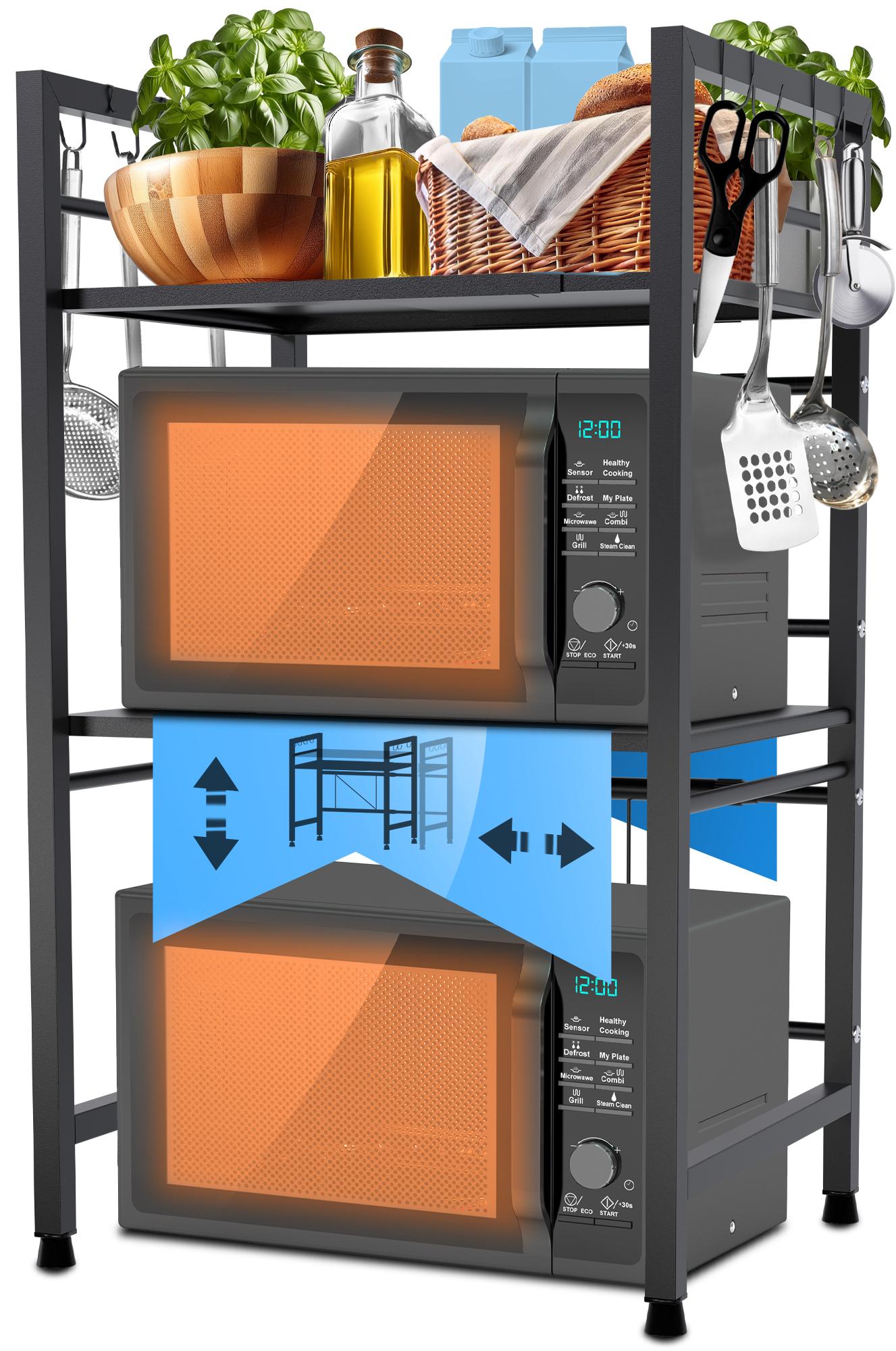 Étagère pour micro-ondes Marana à niveaux