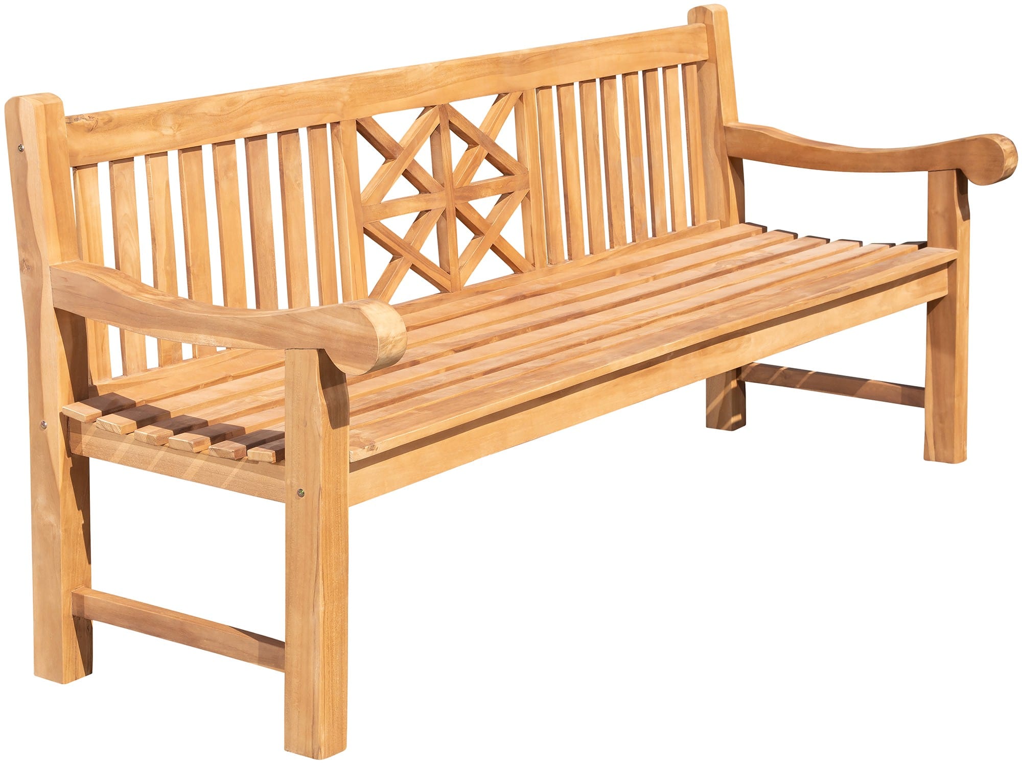 Banc de jardin en bois de teck Florida