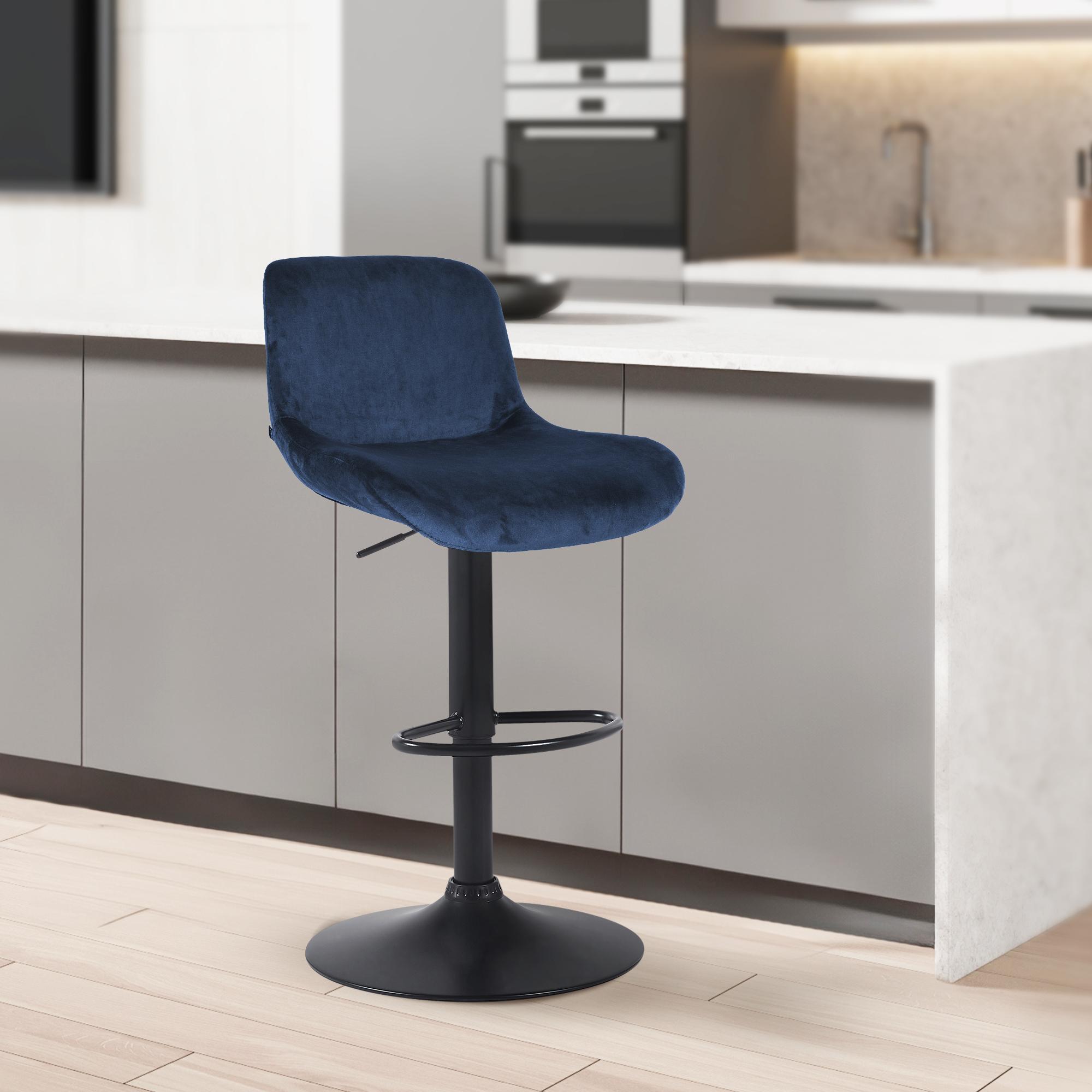 Tabouret de bar Solon noir