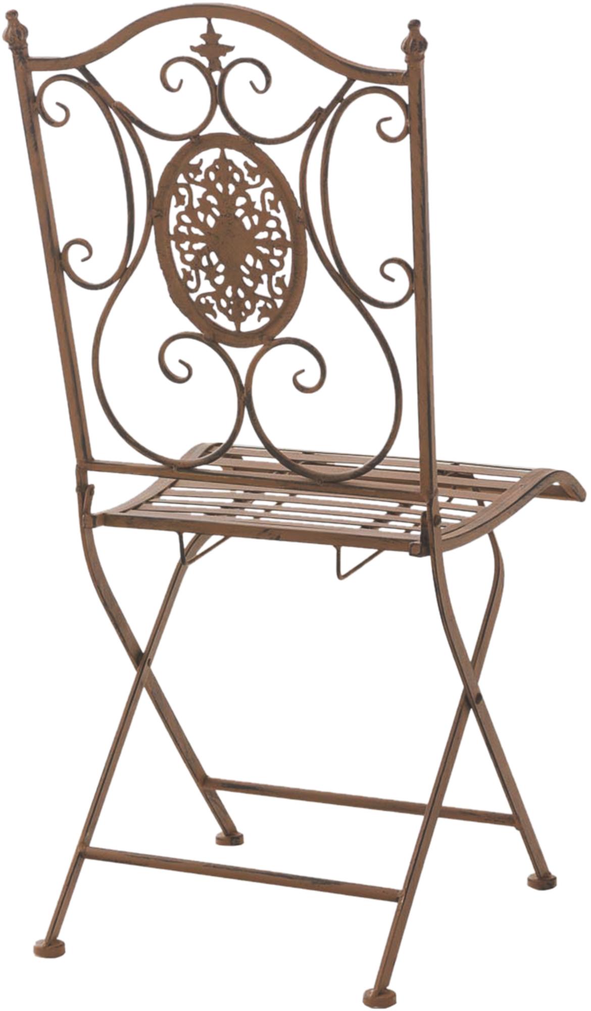 Chaise de jardin en métal Sibell