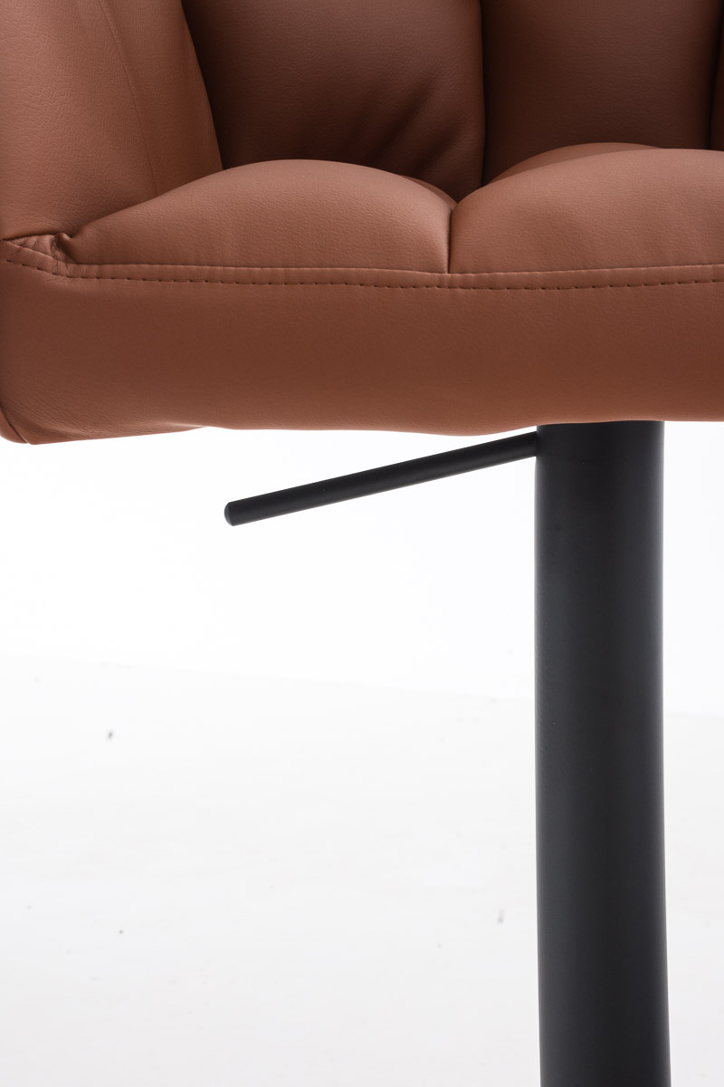 Tabouret de bar Damaso avec revetement en similicuir