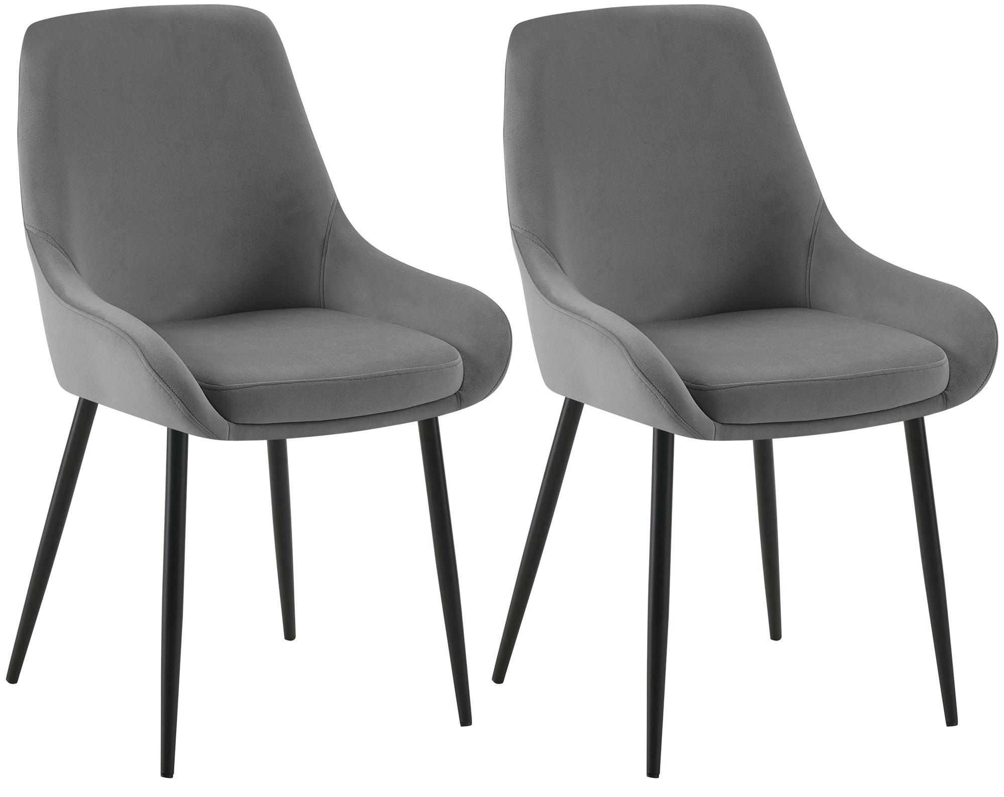 Lot de 2 chaises de salle à manger Elmira