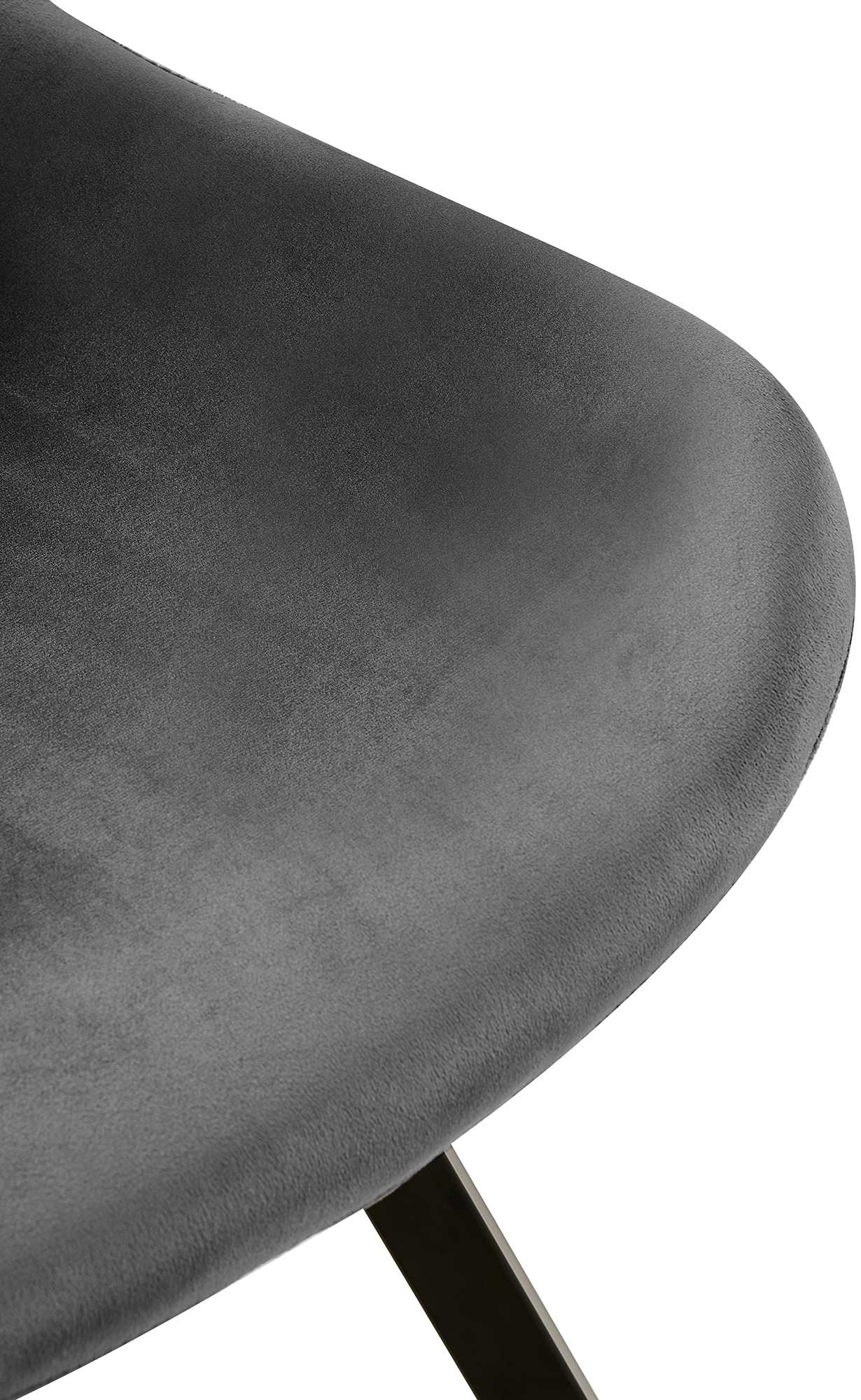 Lot de 2 chaises de salle à manger Lewes velours