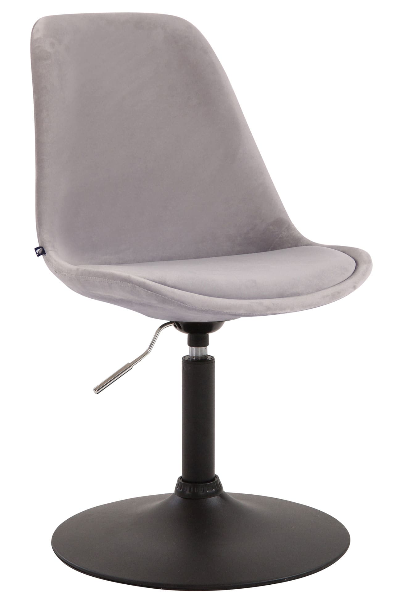 Lot de 4 Chaises de salle à manger Maverick en velours avec pied métal