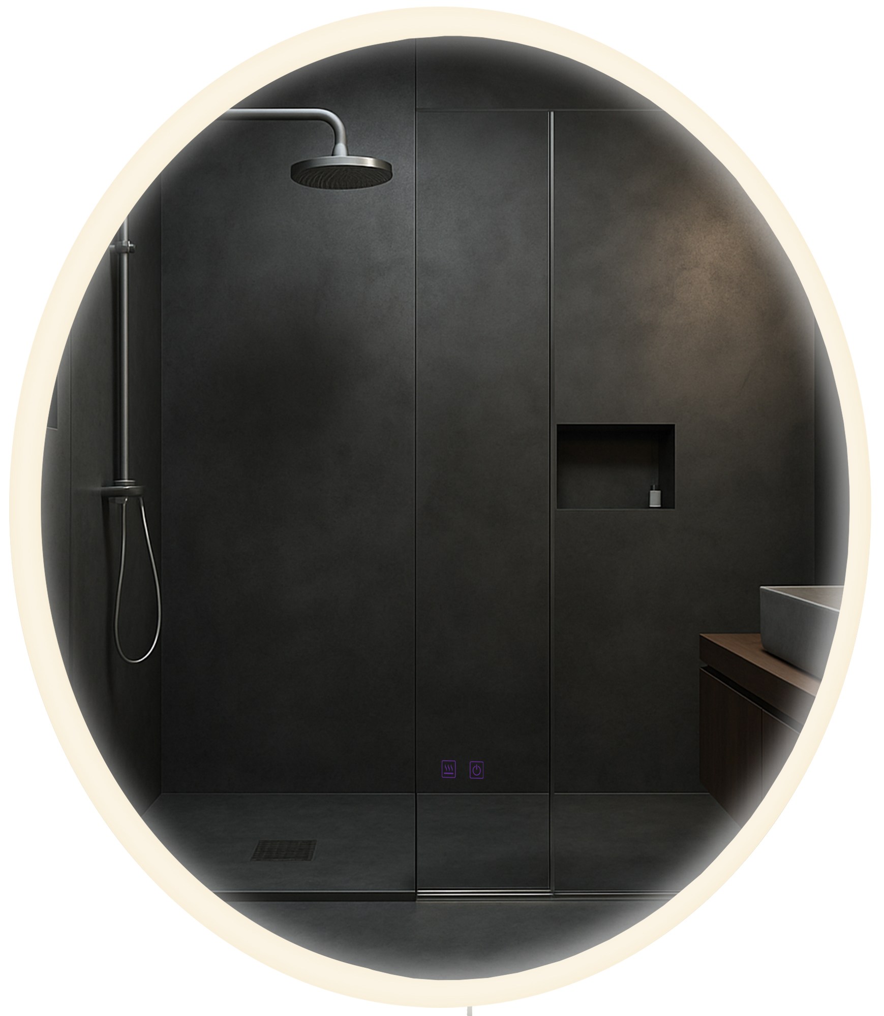 Miroir de salle de bain Laconia avec Bluetooth