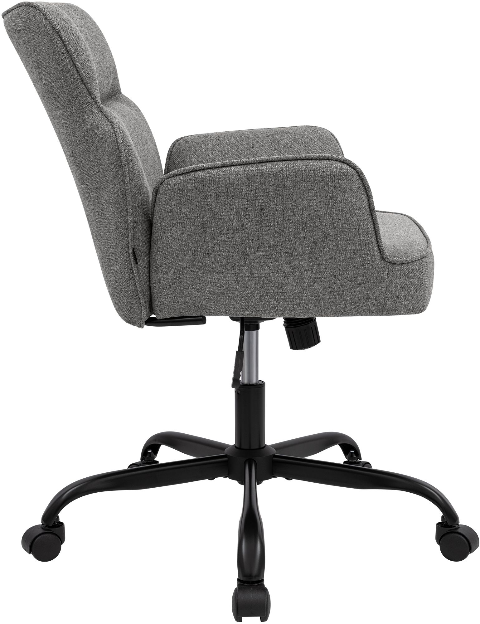 Chaise de bureau Amado en tissu