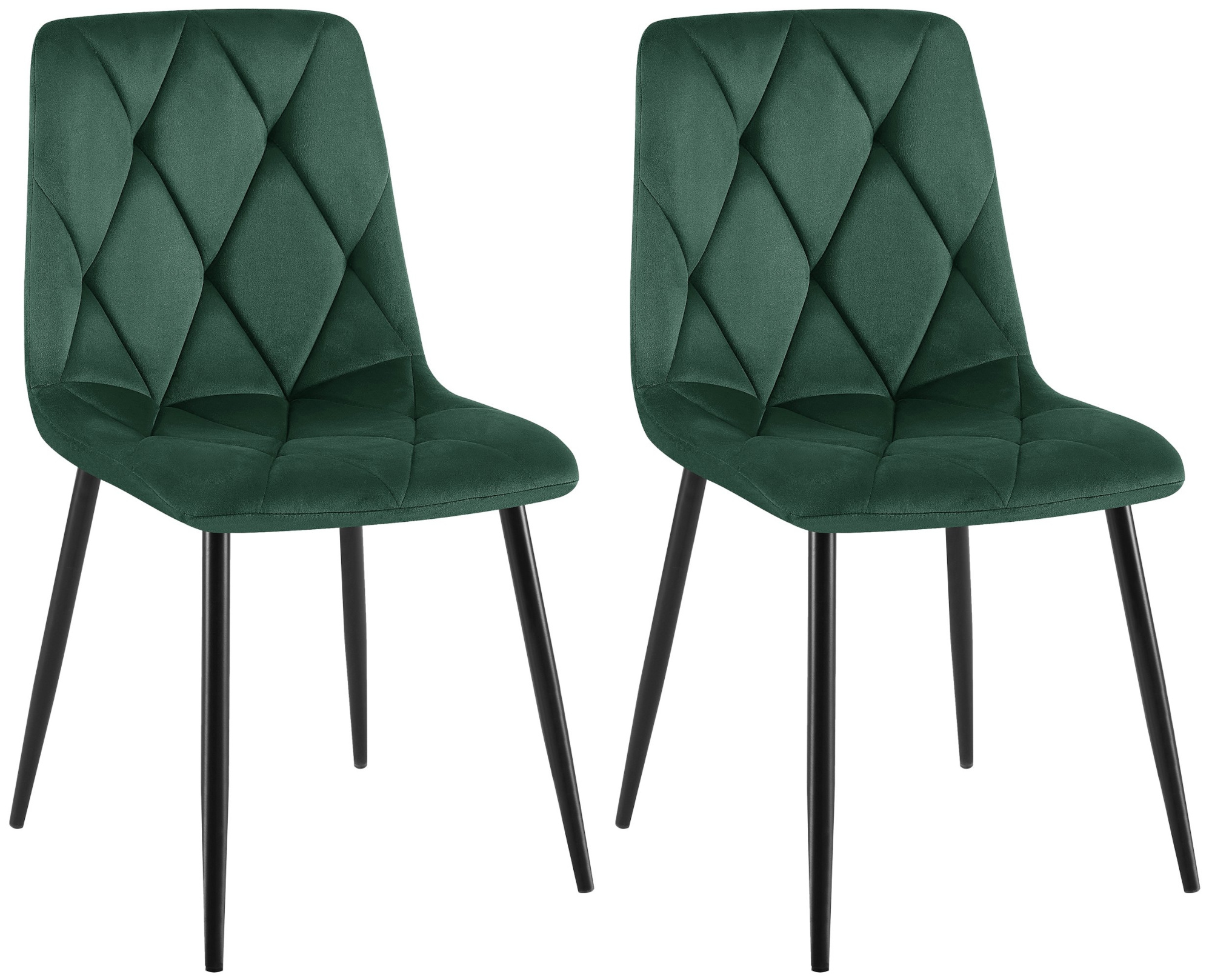 Lot de 2 chaises de salle à manger Clairton