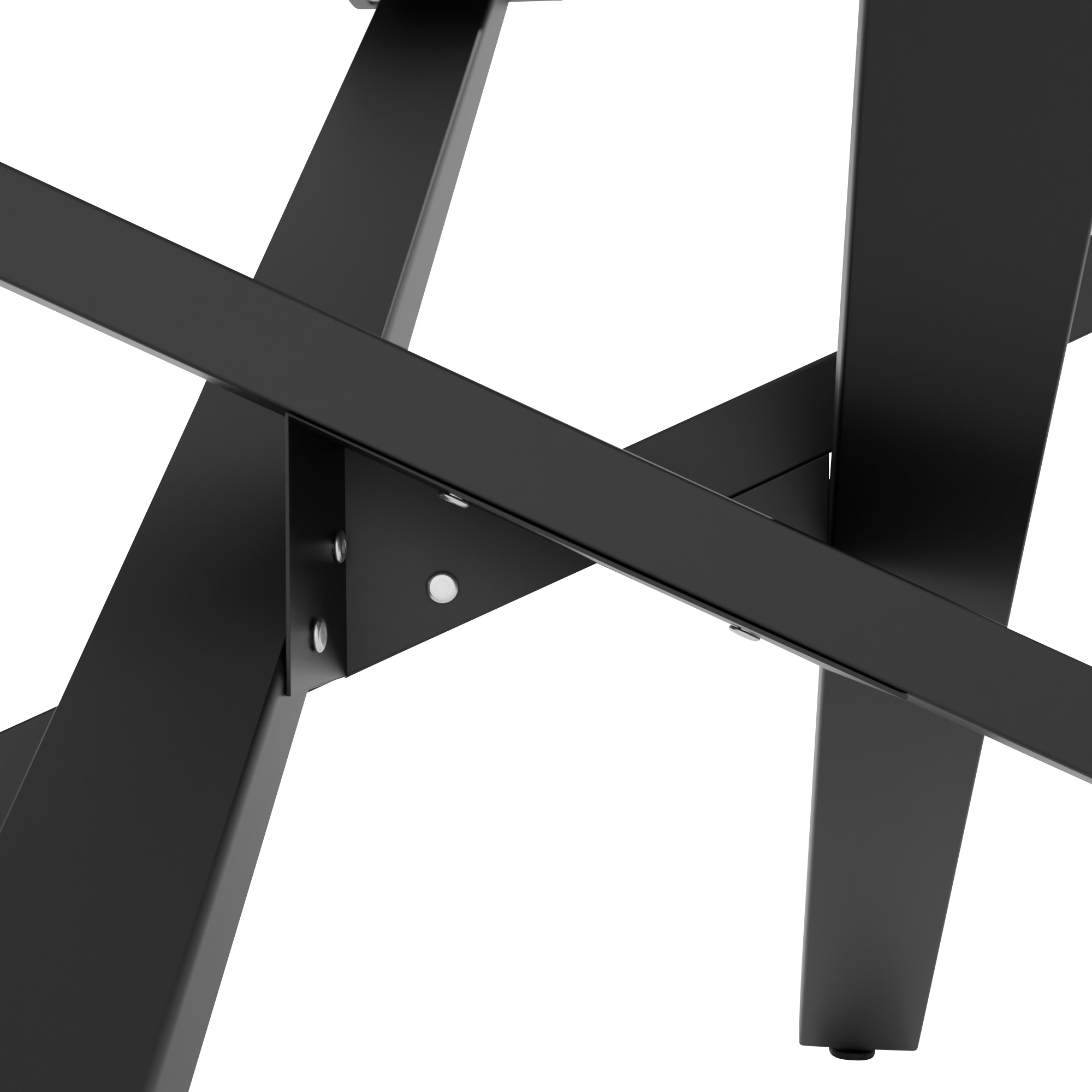 Pieds Jimmy en métal pour table à manger forme Mikado