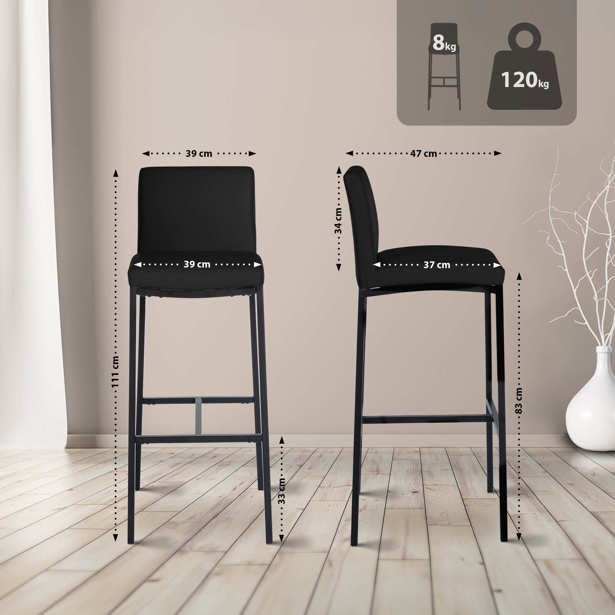 Tabouret de bar Freeport