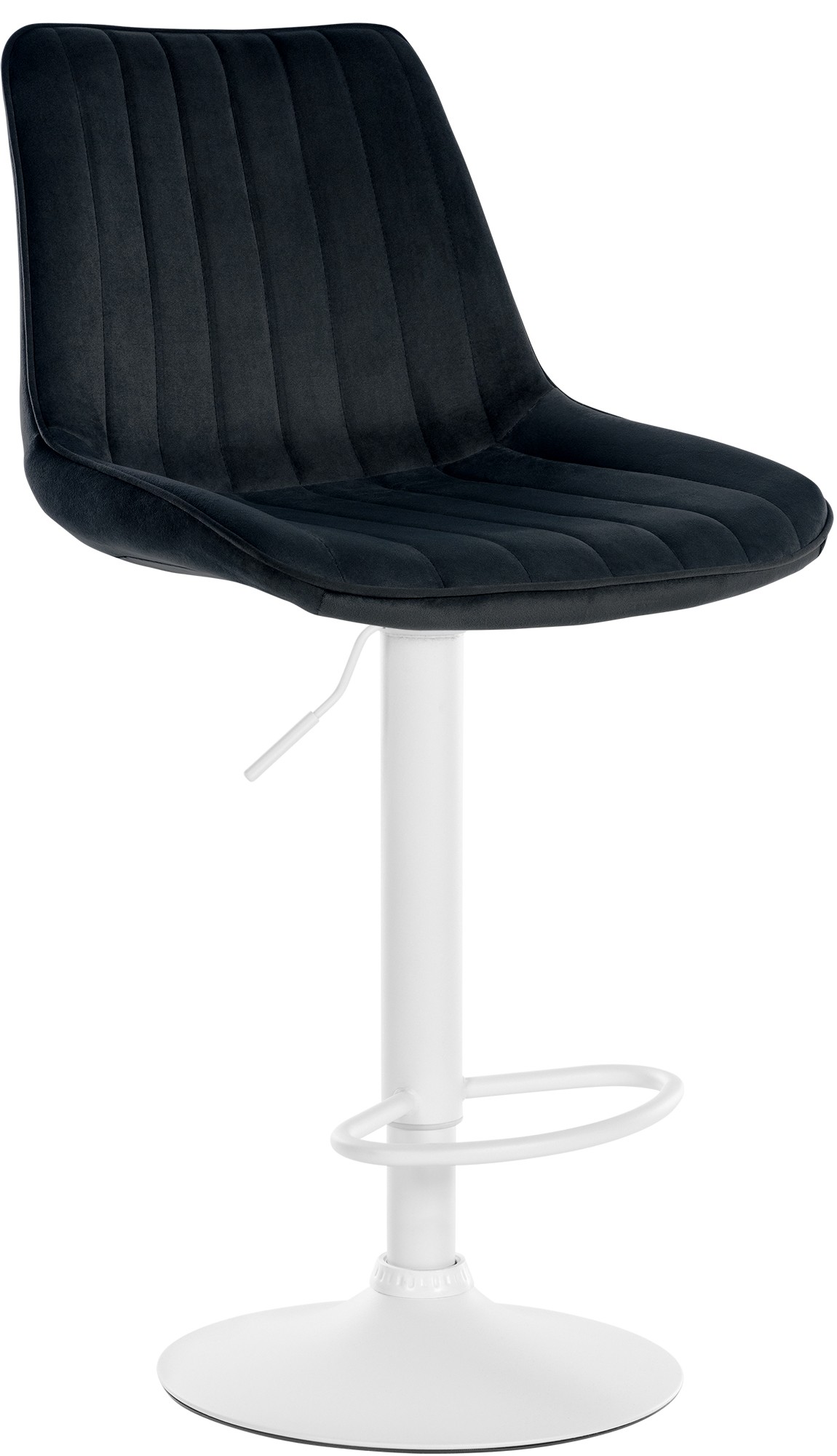 Tabouret de bar Toni en velours