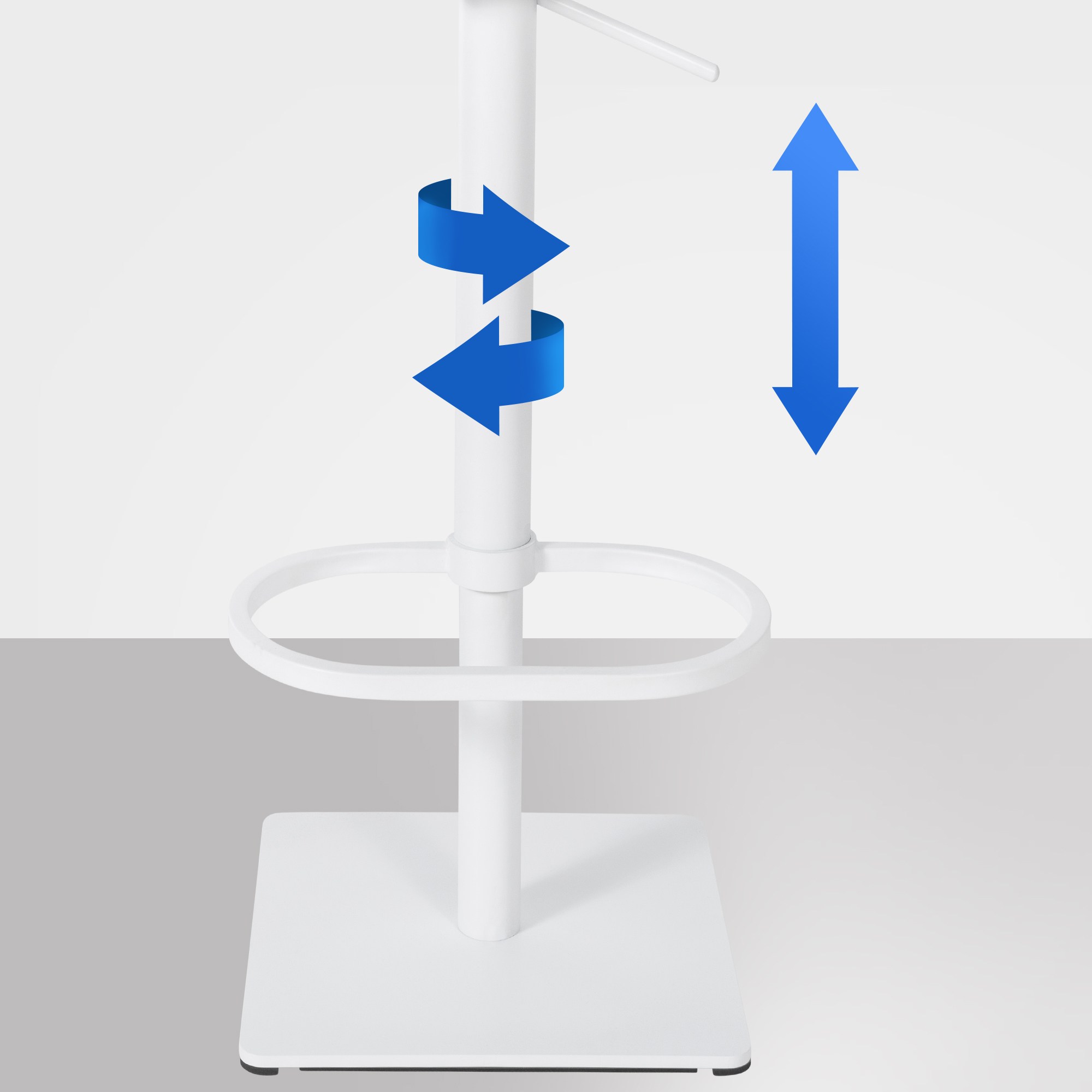 Tabouret de bar Damaso avec revetement en velours