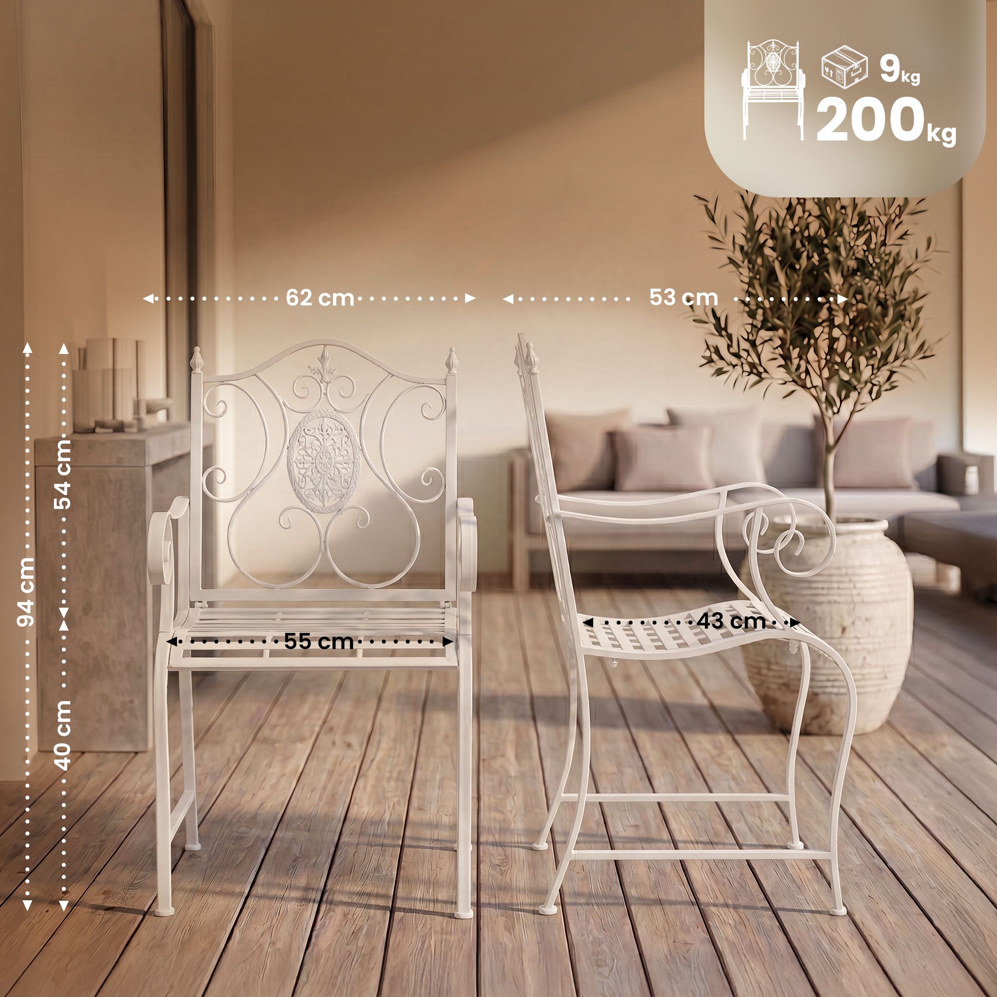 Chaise de jardin Punjab