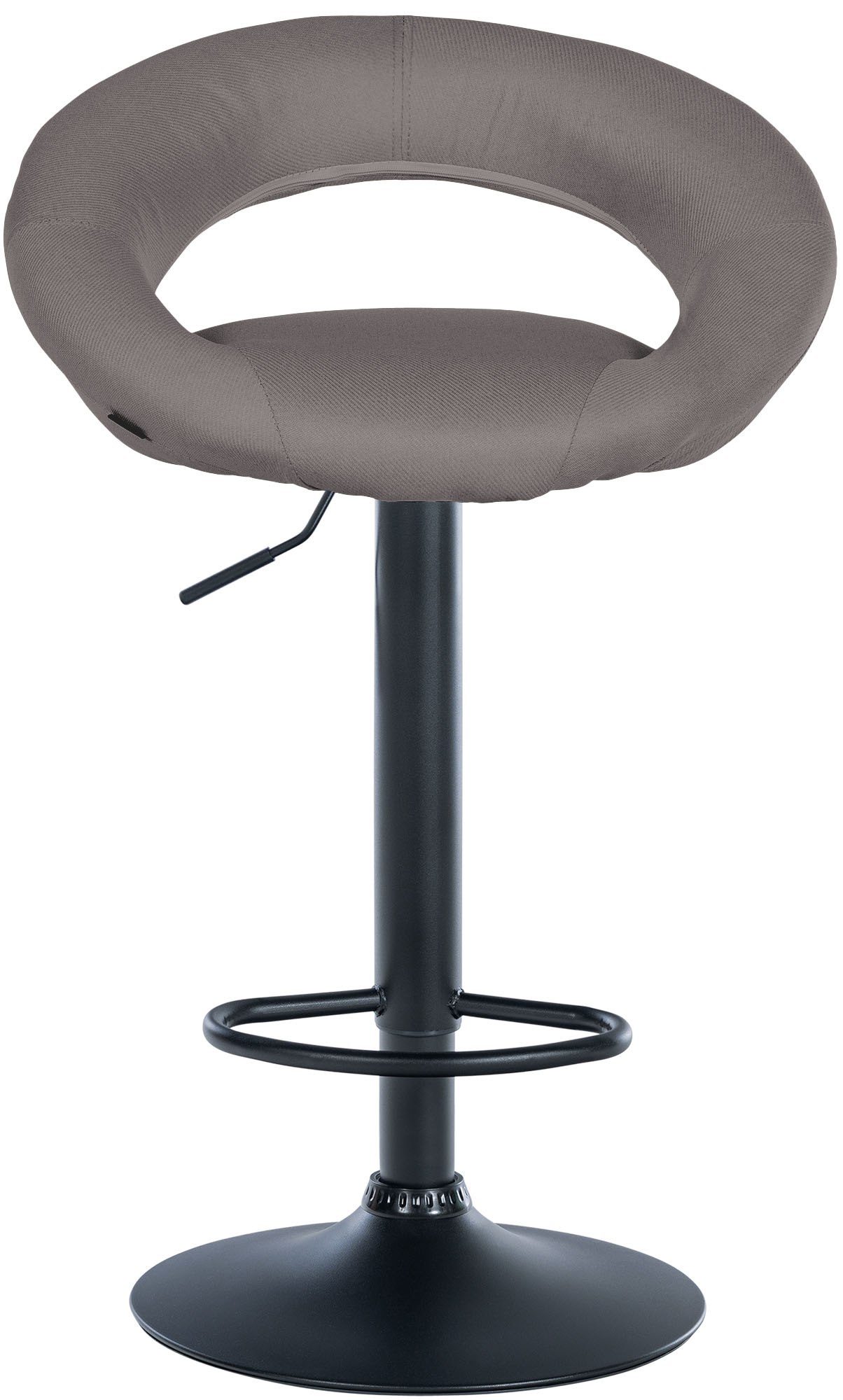 Lot de 2 tabourets de bar Olinda tissu