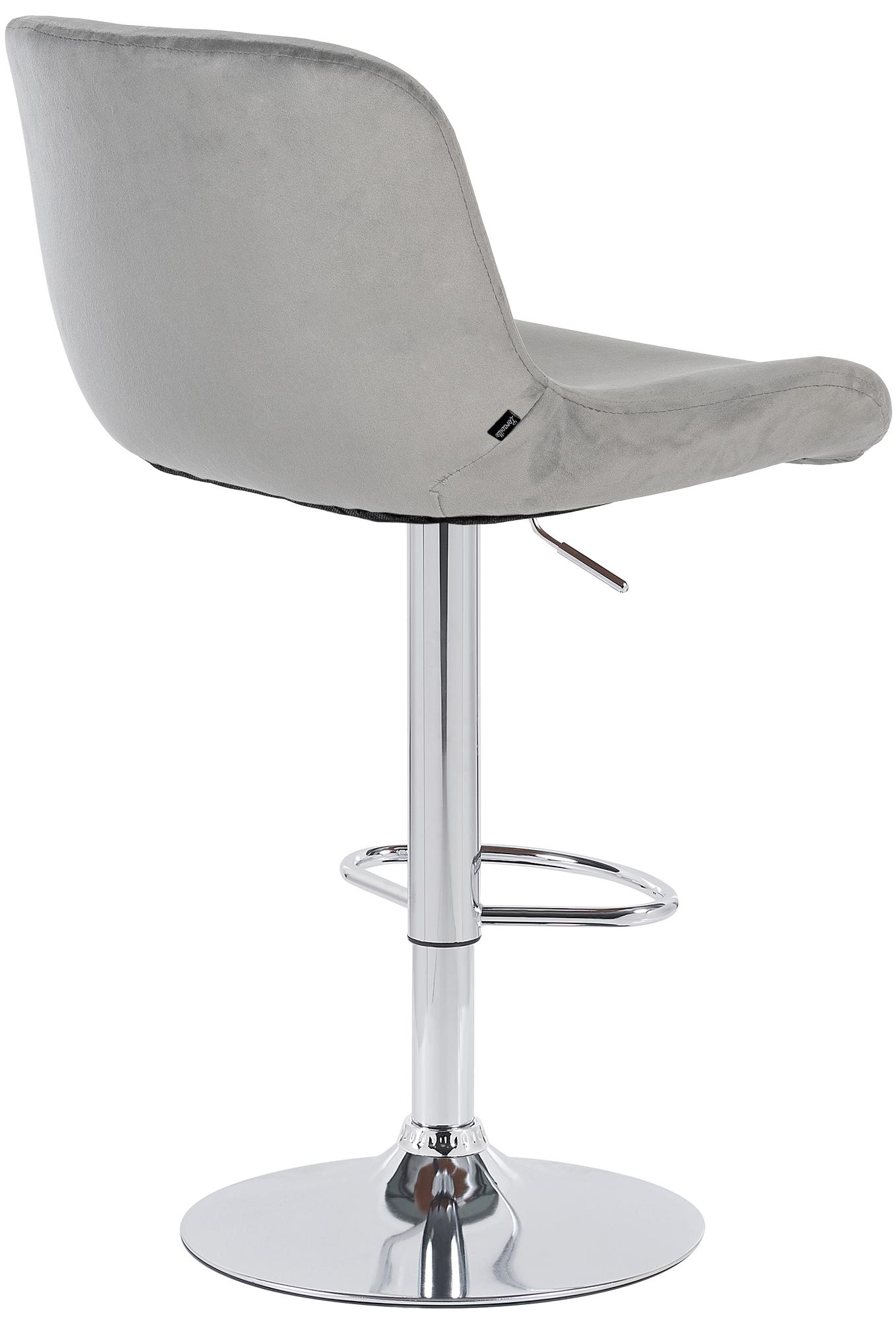 Lot de 2 tabourets de bar Solon chromés