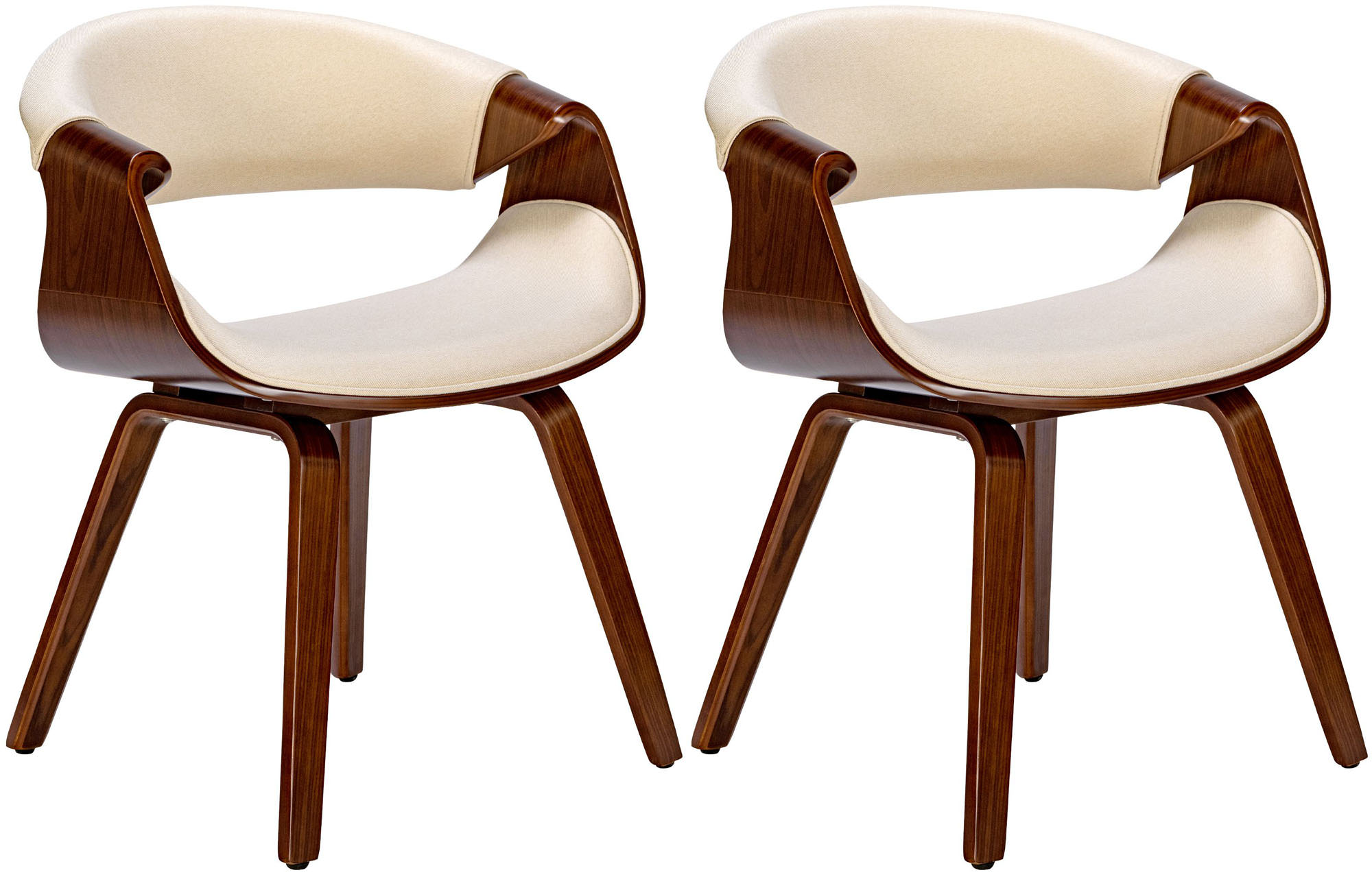 Lot de 2 chaises de salle à manger Foley