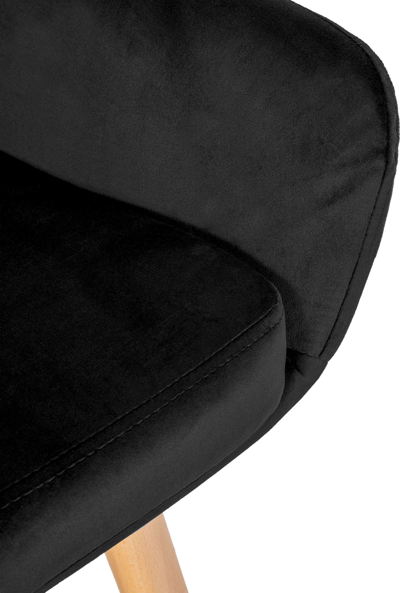 Lot de 2 tabourets de bar Grant en velours