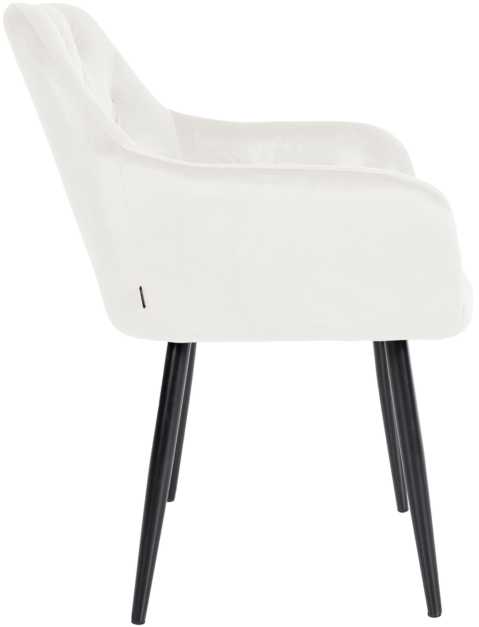Lot de 2 chaises de salle à manger Stanley velours