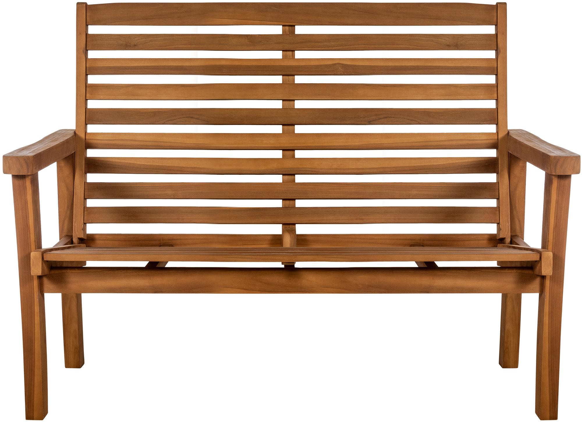 Banc en teck Nicosia avec dossier inclinable