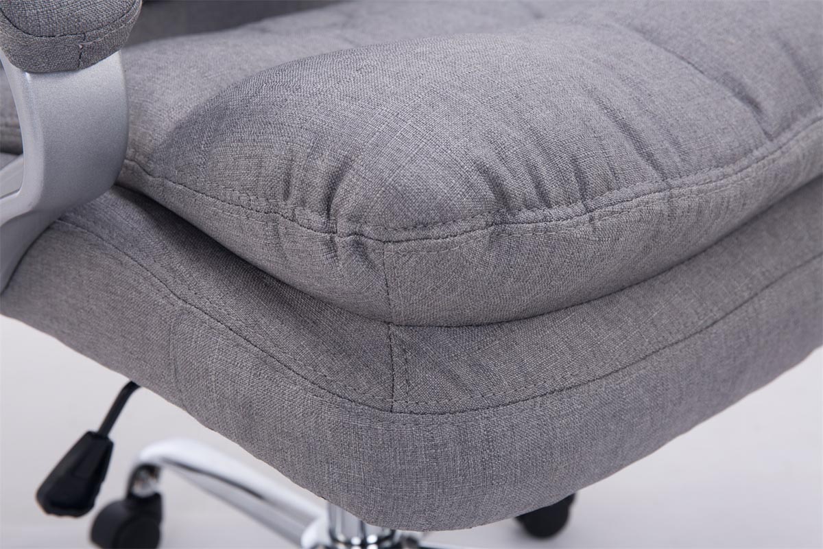 Fauteuil de bureau XXL Vancouver en tissu