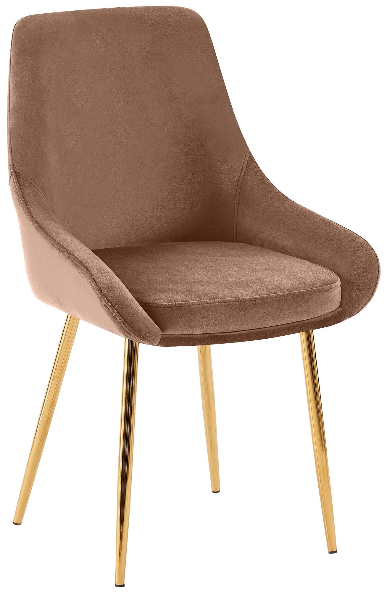 Chaise de salle à manger Elmira velours