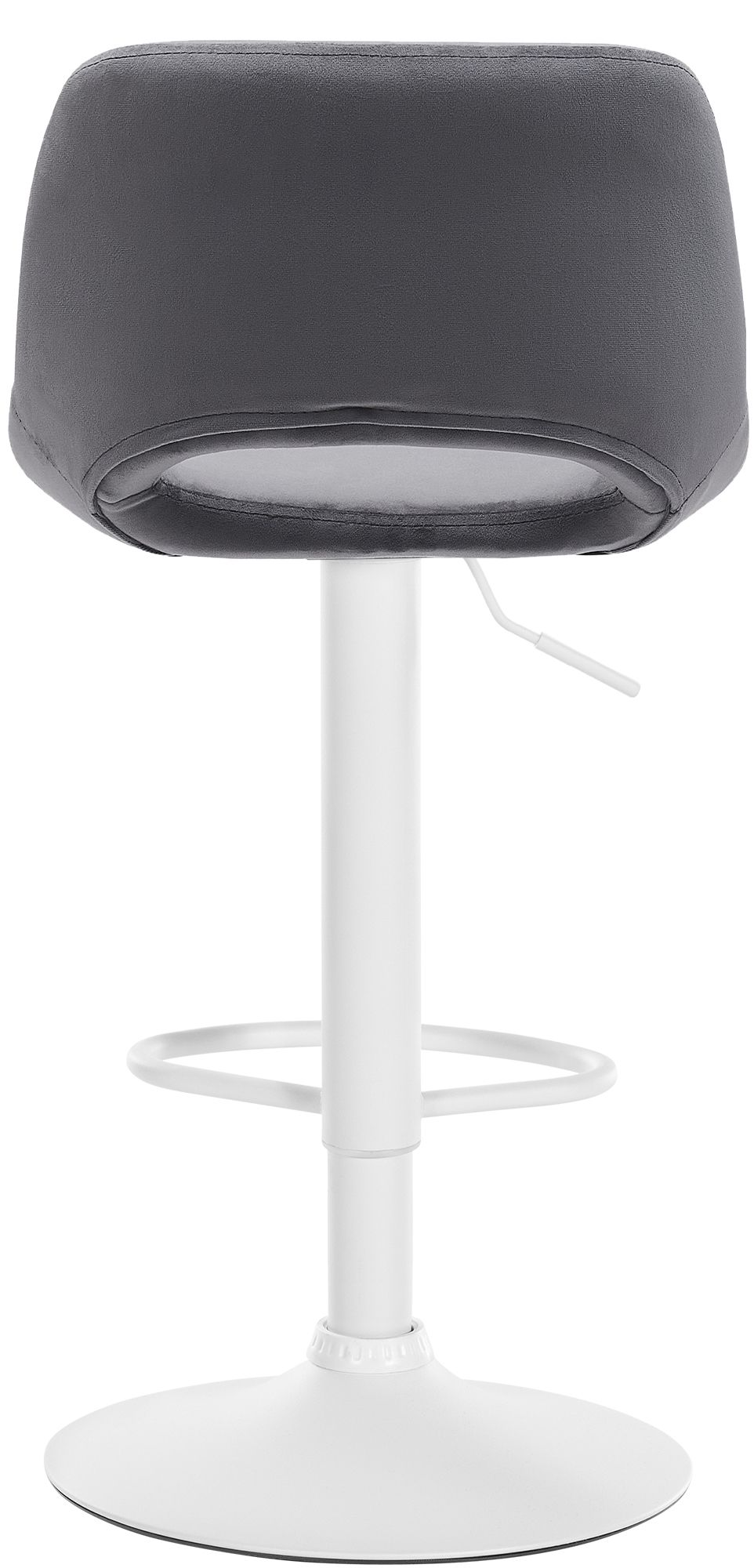 Lot de 2 tabourets de bar Camden velours