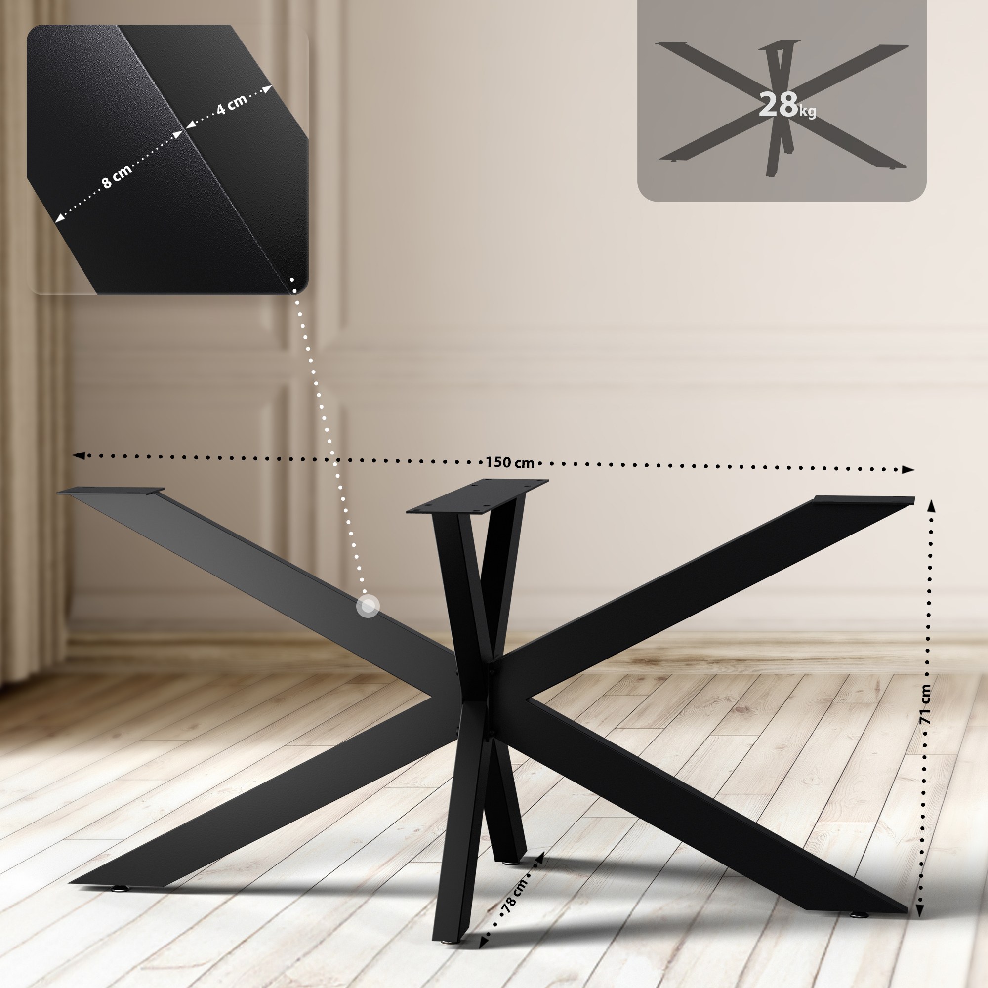 Pieds de table Hardwick