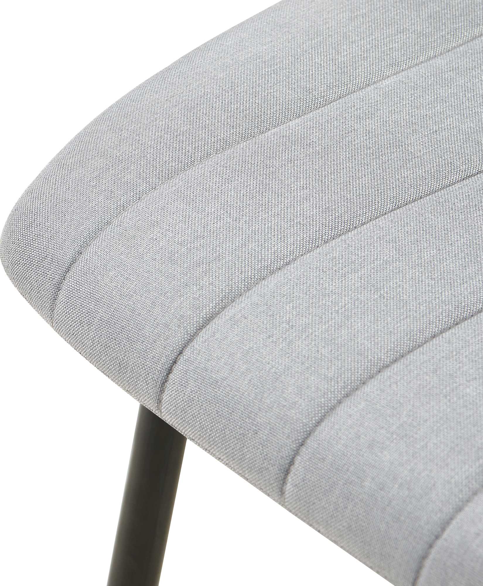 Chaise de salle à manger Dijon avec Piètement en métal noir