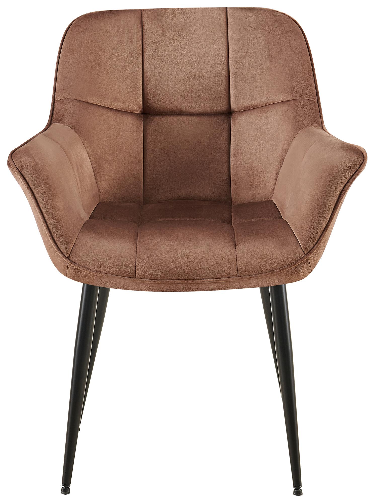 Chaise de salle à manger Roseville velours