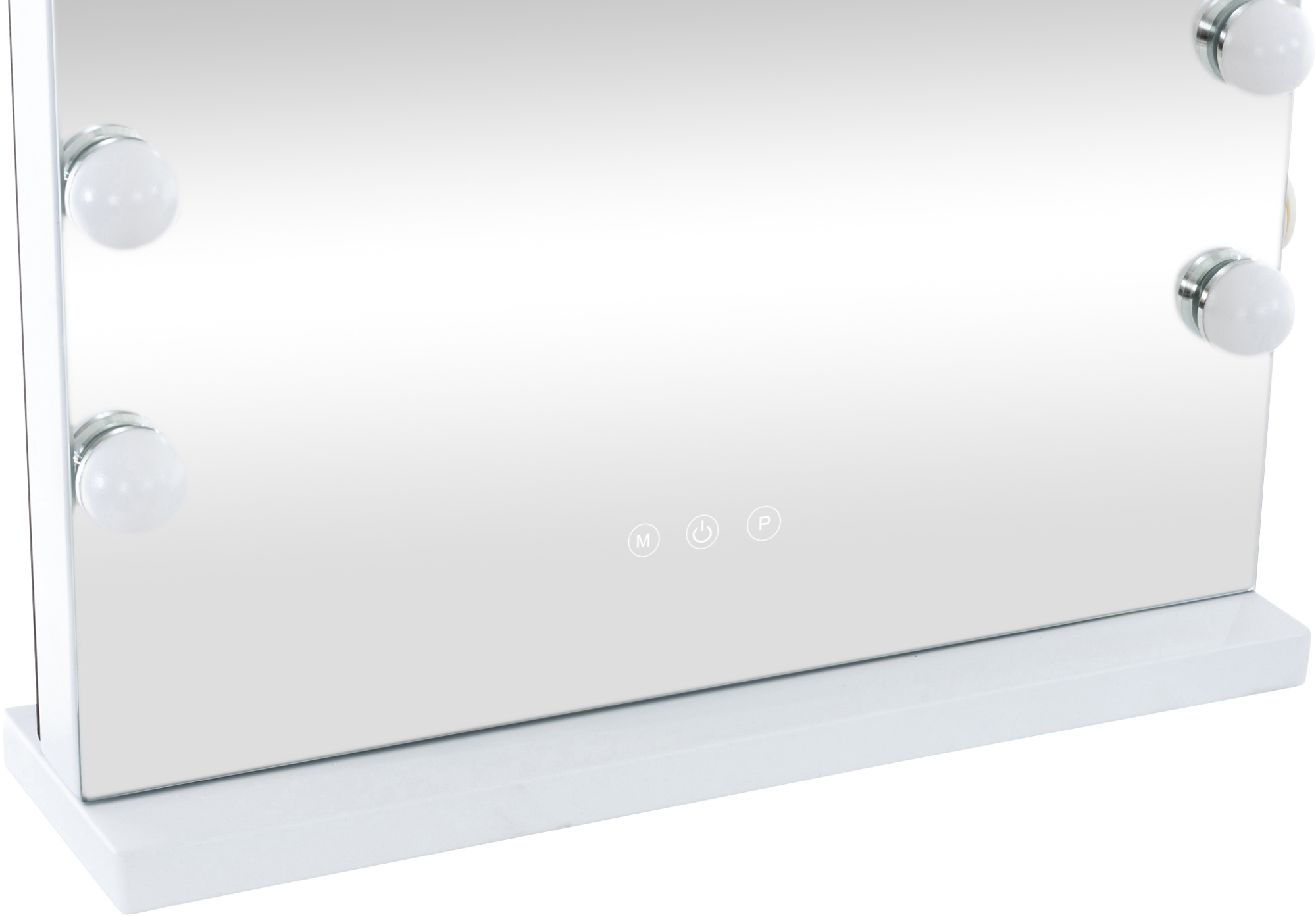 Miroir Led de Maquillage Murrieta avec lumière réglable et port USB