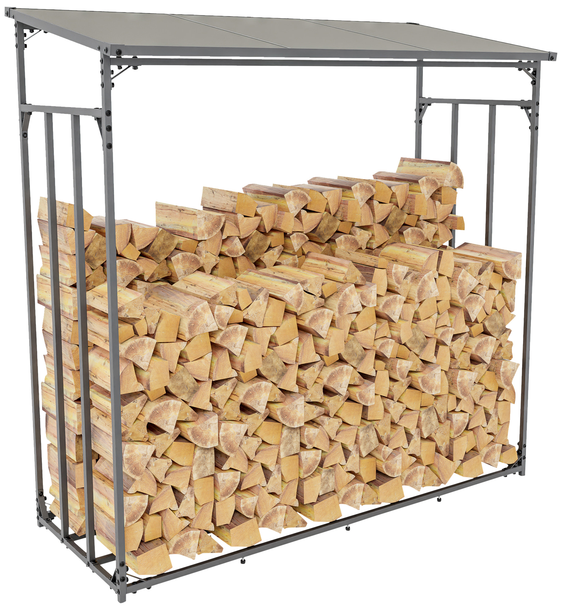 Abri pour bois de chauffage Ruston en Aluminium