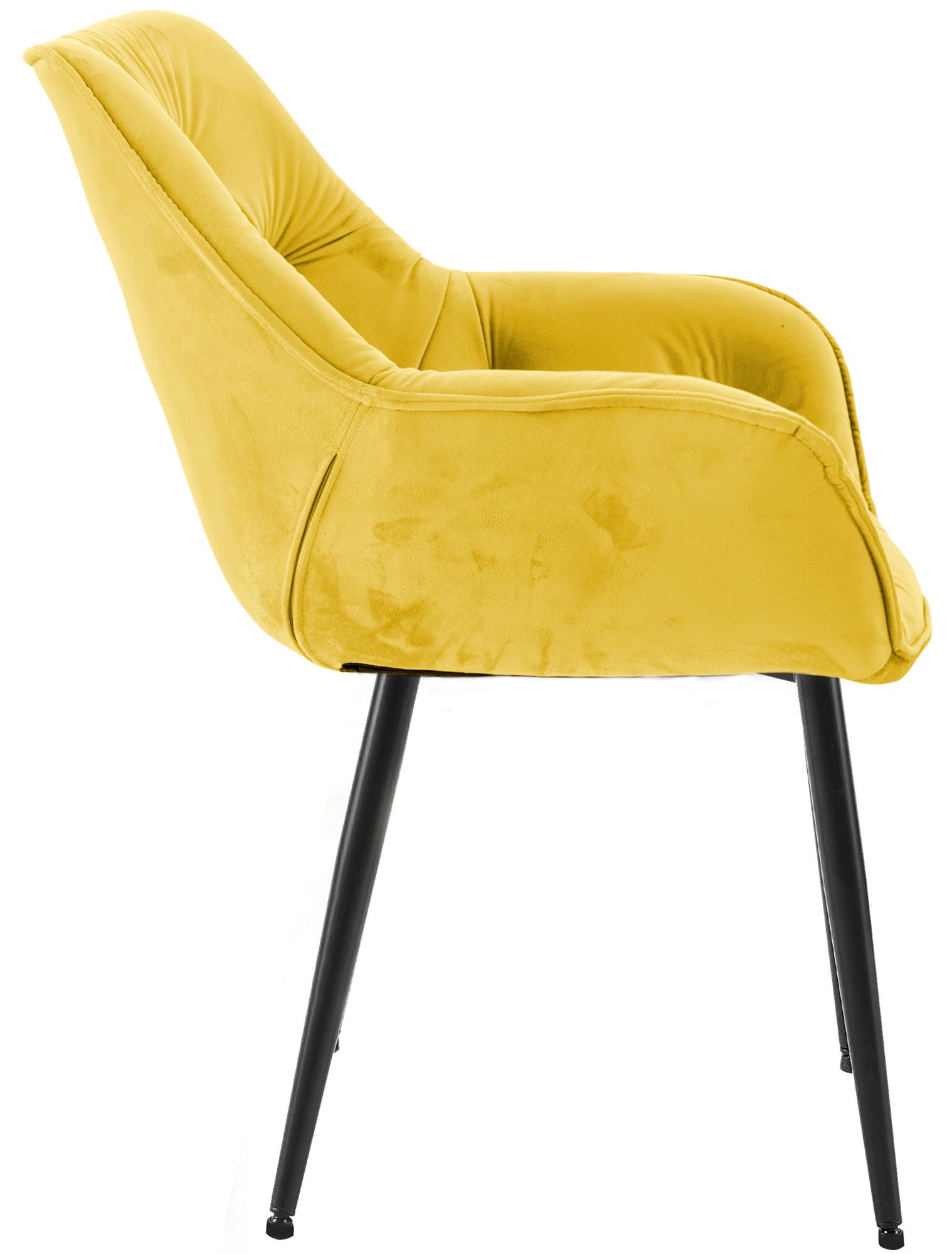 Lot de 2 chaises Tanna velours