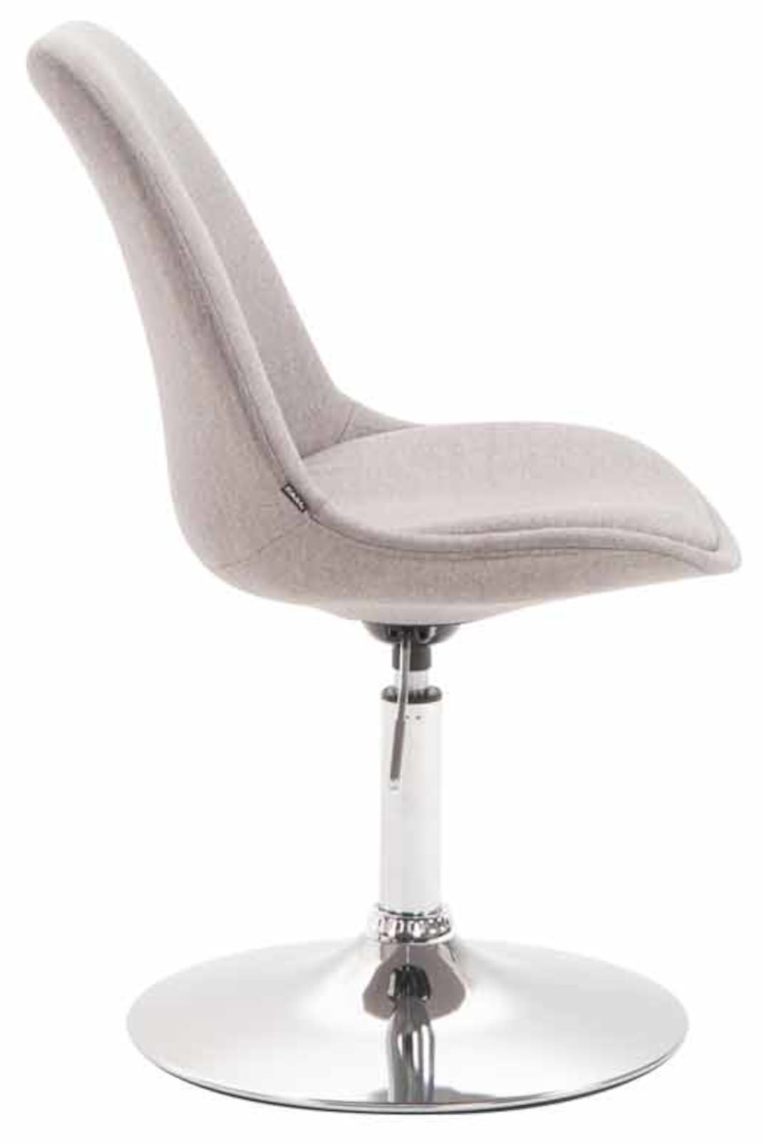 Lot de 4 Chaises de salle à manger Maverick tissu avec pied trompette