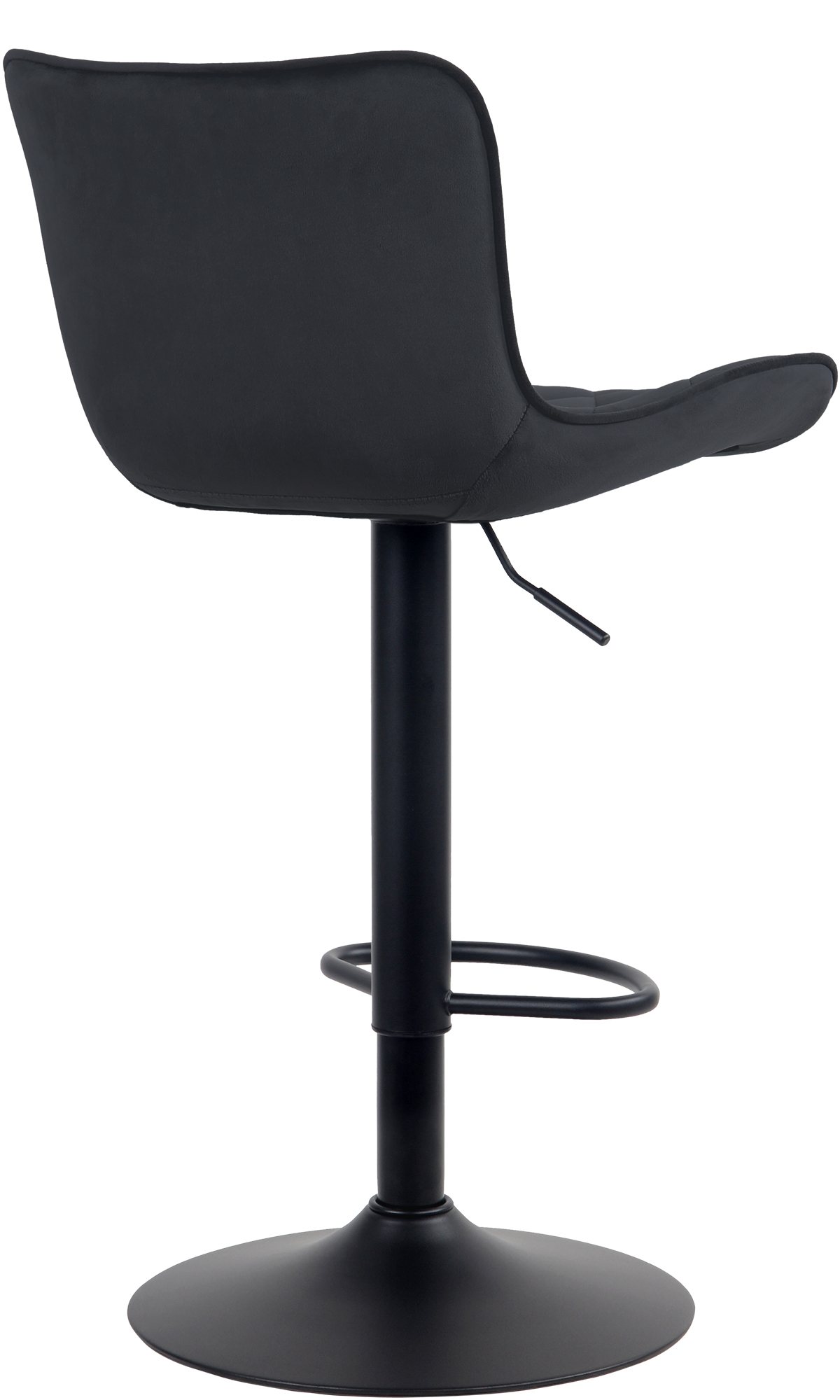 Tabouret de bar Emma Pied en Métal Hauteur réglable Siège pivotant