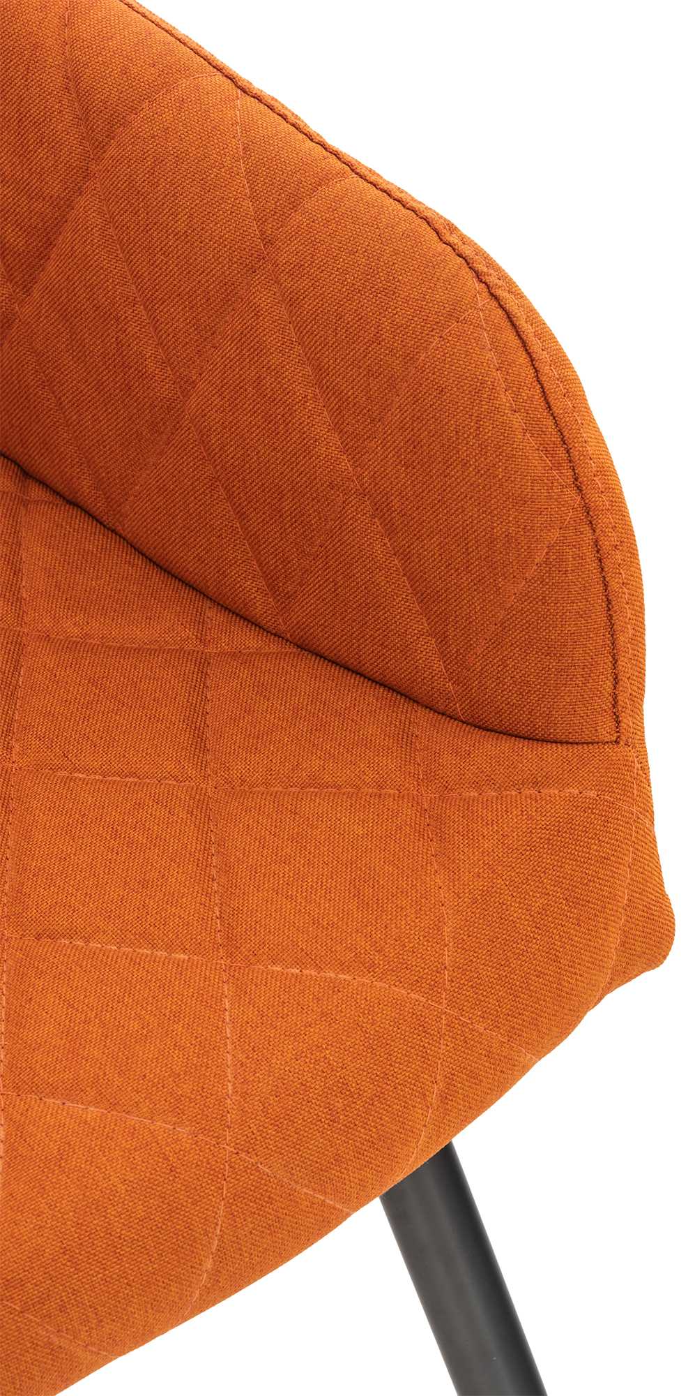 Chaise de salle à manger Shila avec Piètement en Métal noir