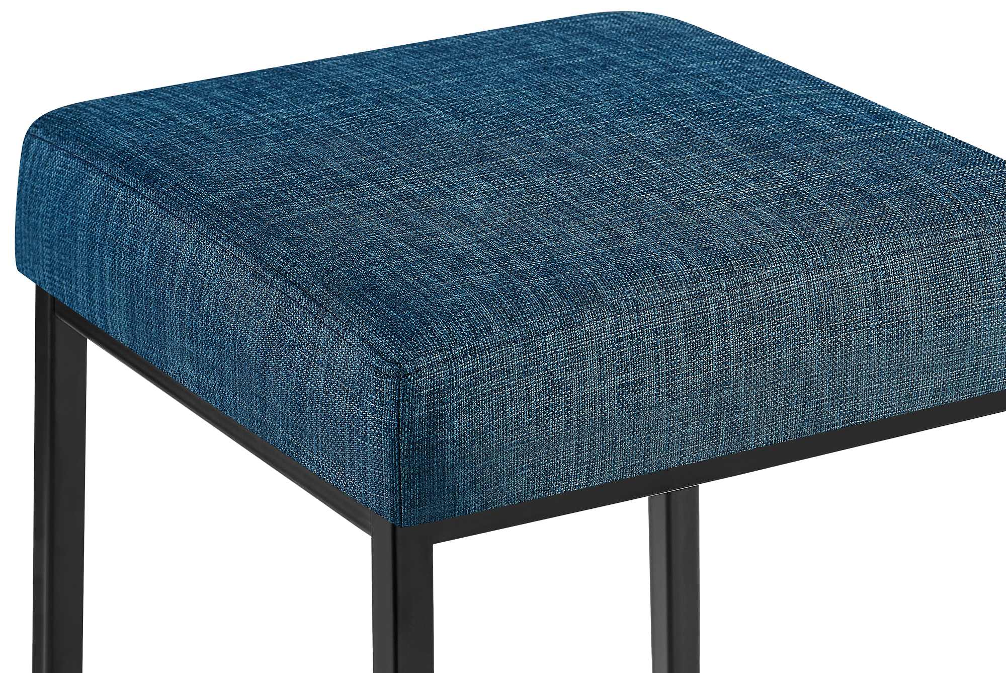 Lot de 2 tabourets de bar Montréal avec revêtement en tissu