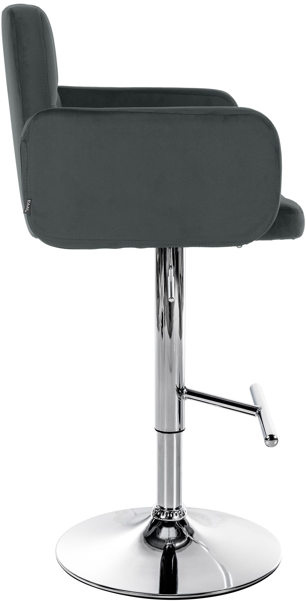 Lot de 2 tabourets de bar Los Angeles velours