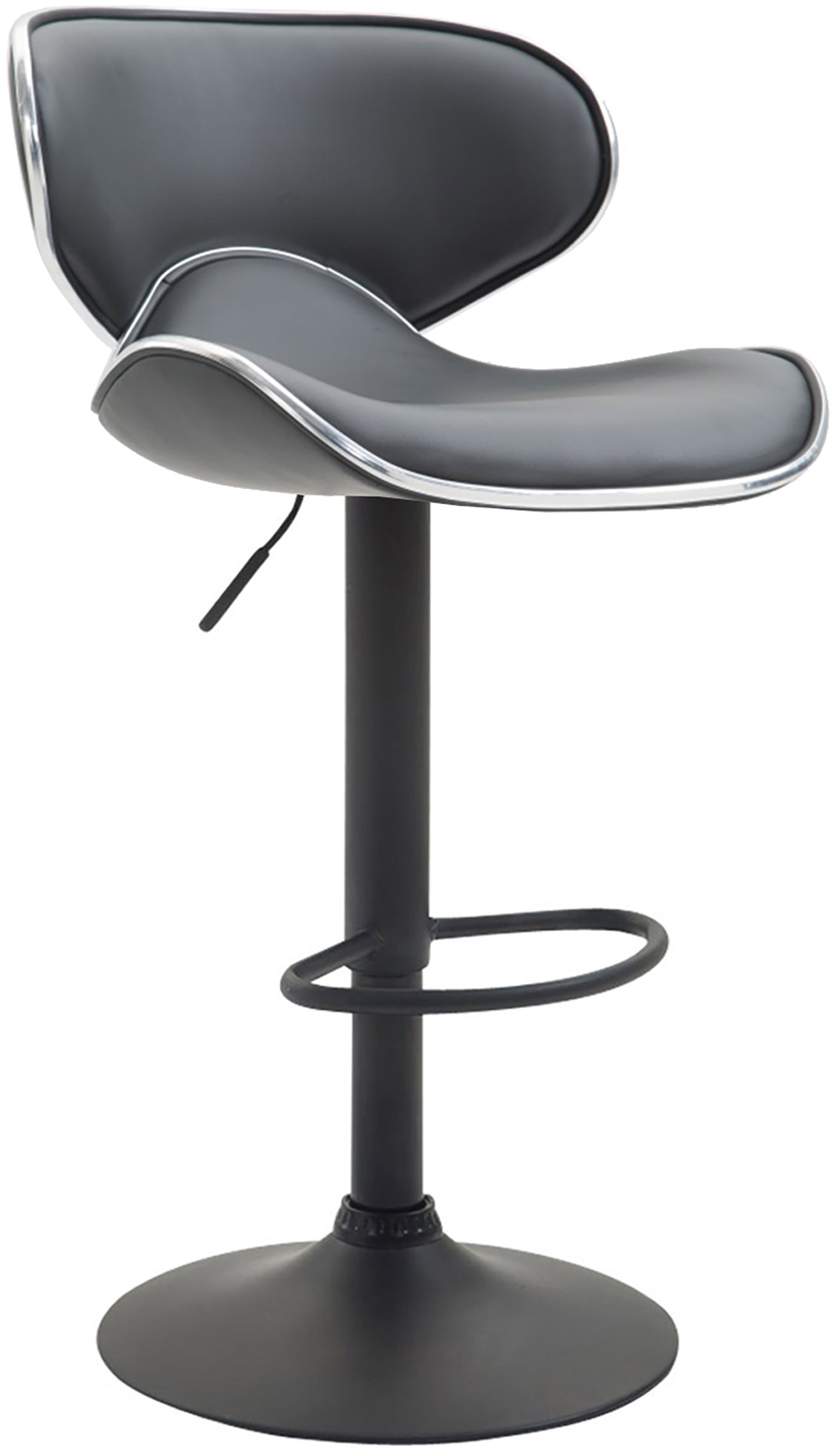 Tabouret de bar Las Vegas V2 similicuir avec pied en métal