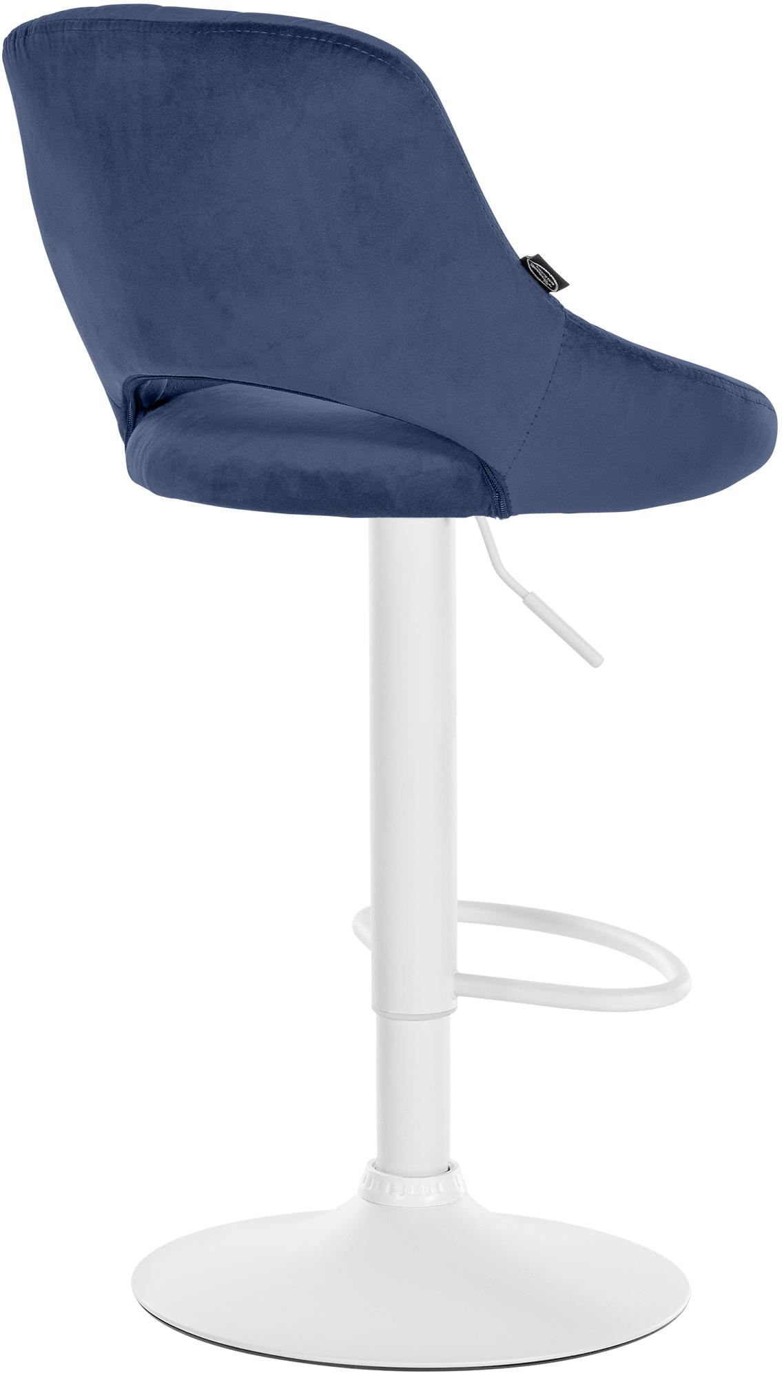 Tabouret de bar Milet en velours