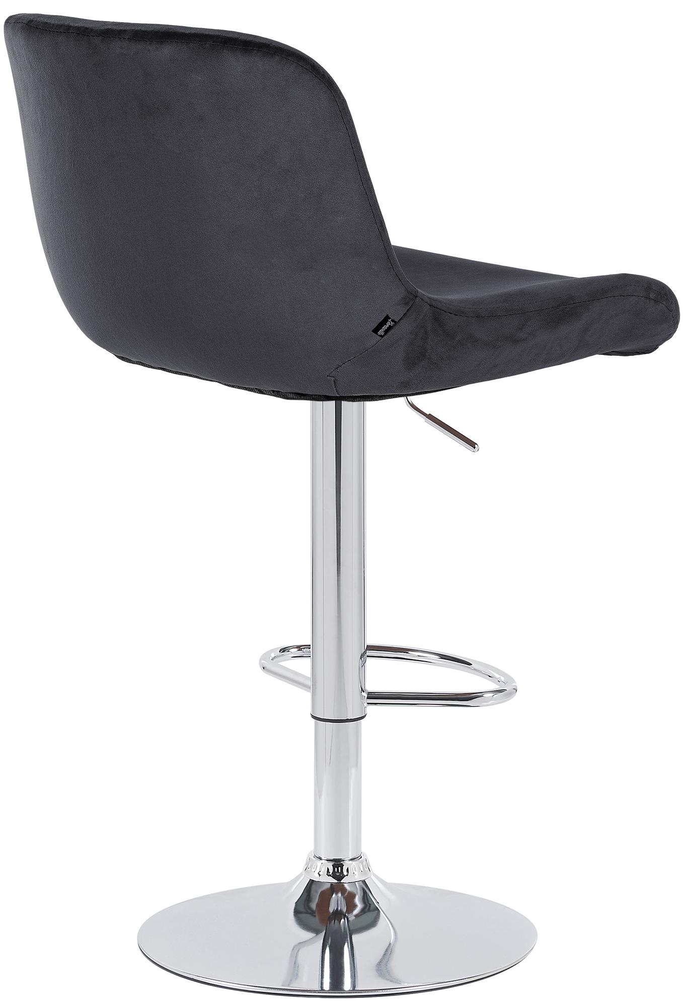 Lot de 2 tabourets de bar Solon chromés