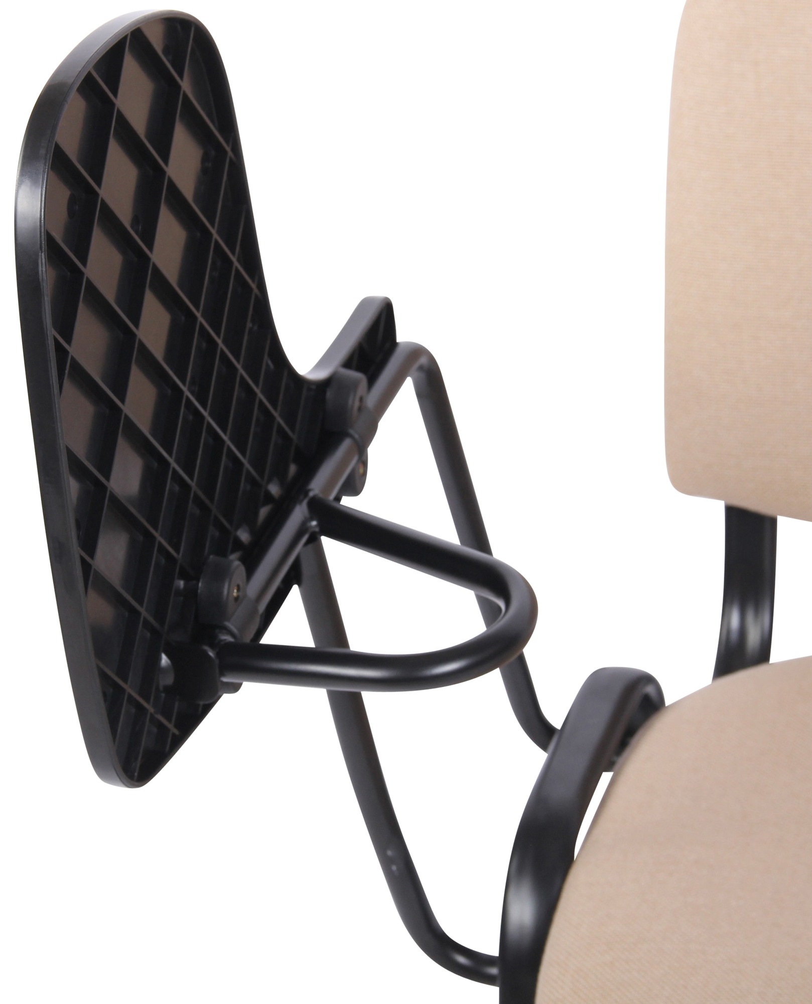 Chaise Ken en tissu avec tablette rabattable