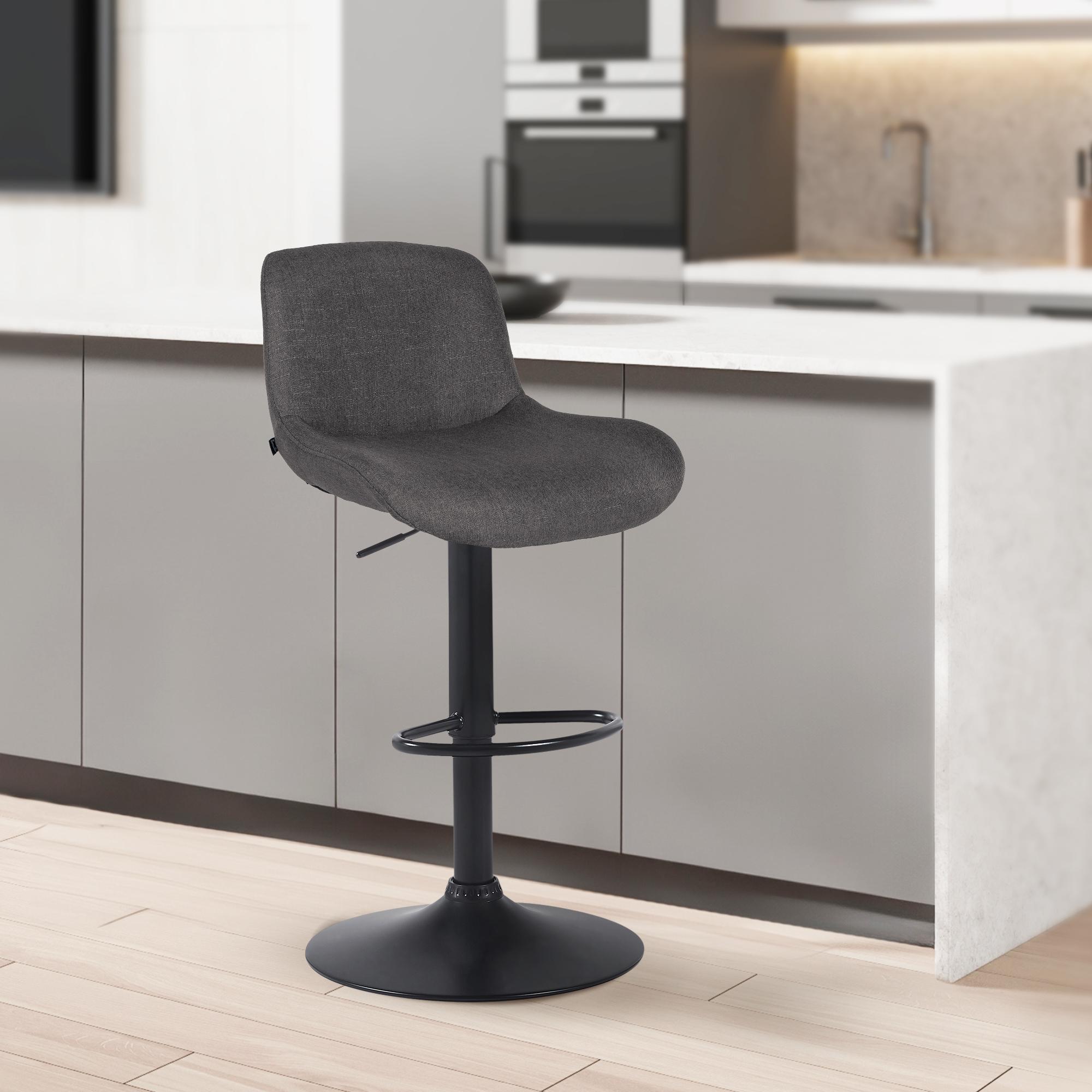 Tabouret de bar Solon noir