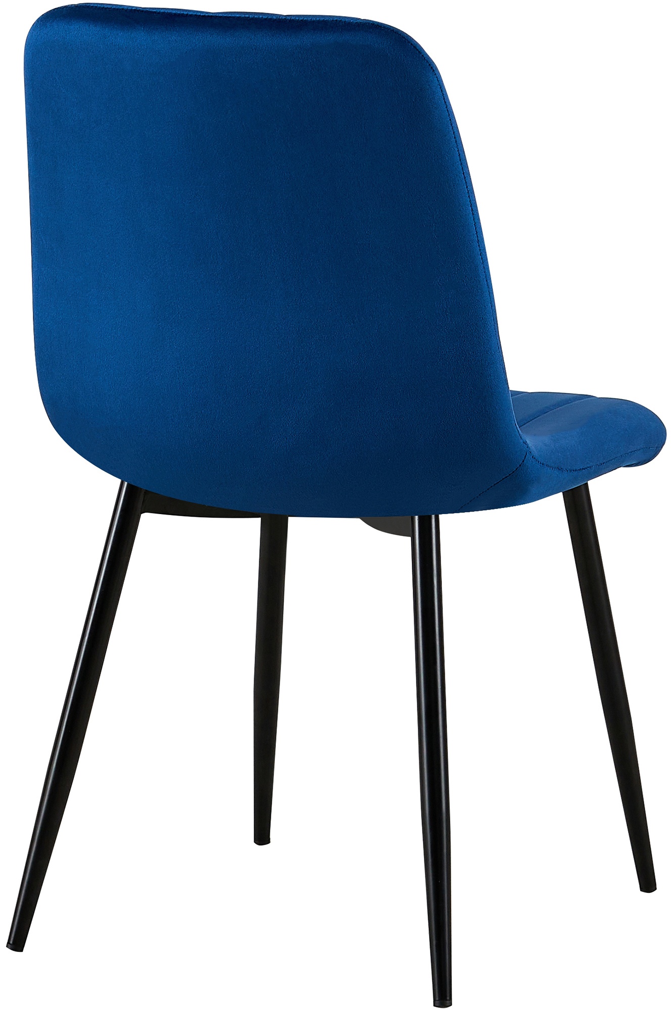 Lot de 4 Chaises de salle à manger Dijon avec Piètement en métal noir