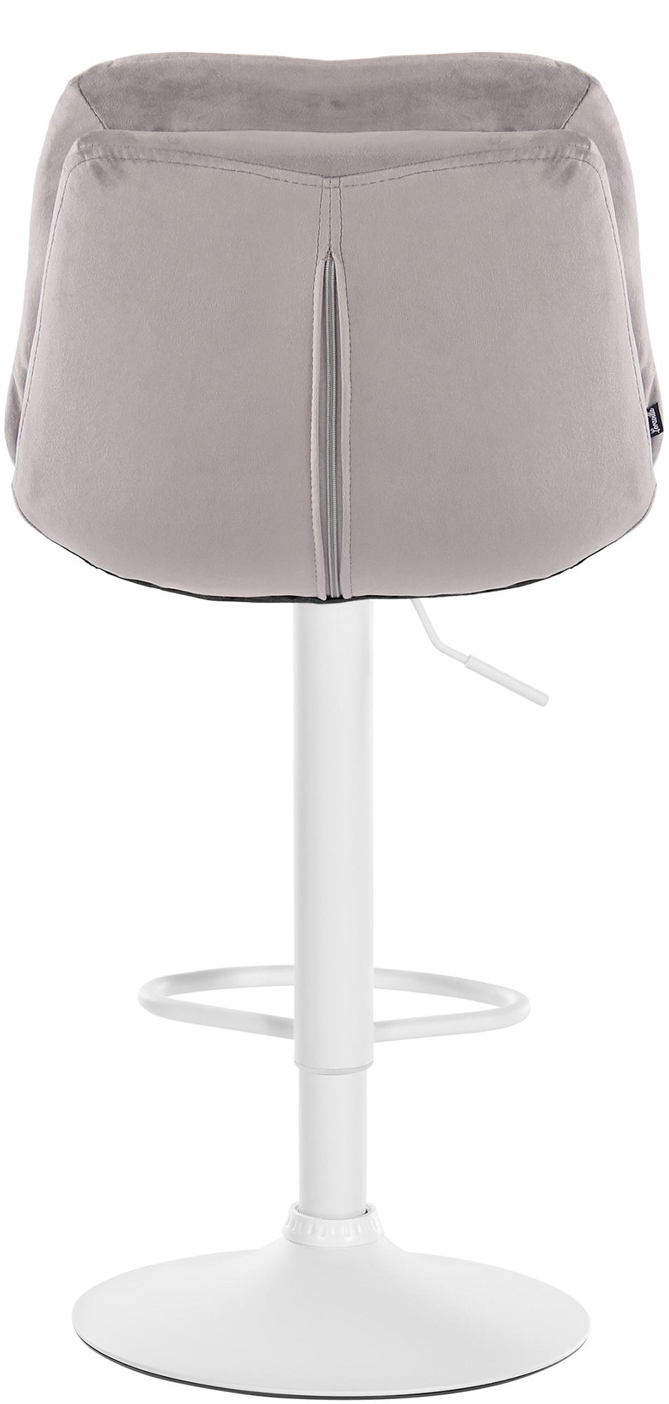 Tabouret de bar Laurel velours