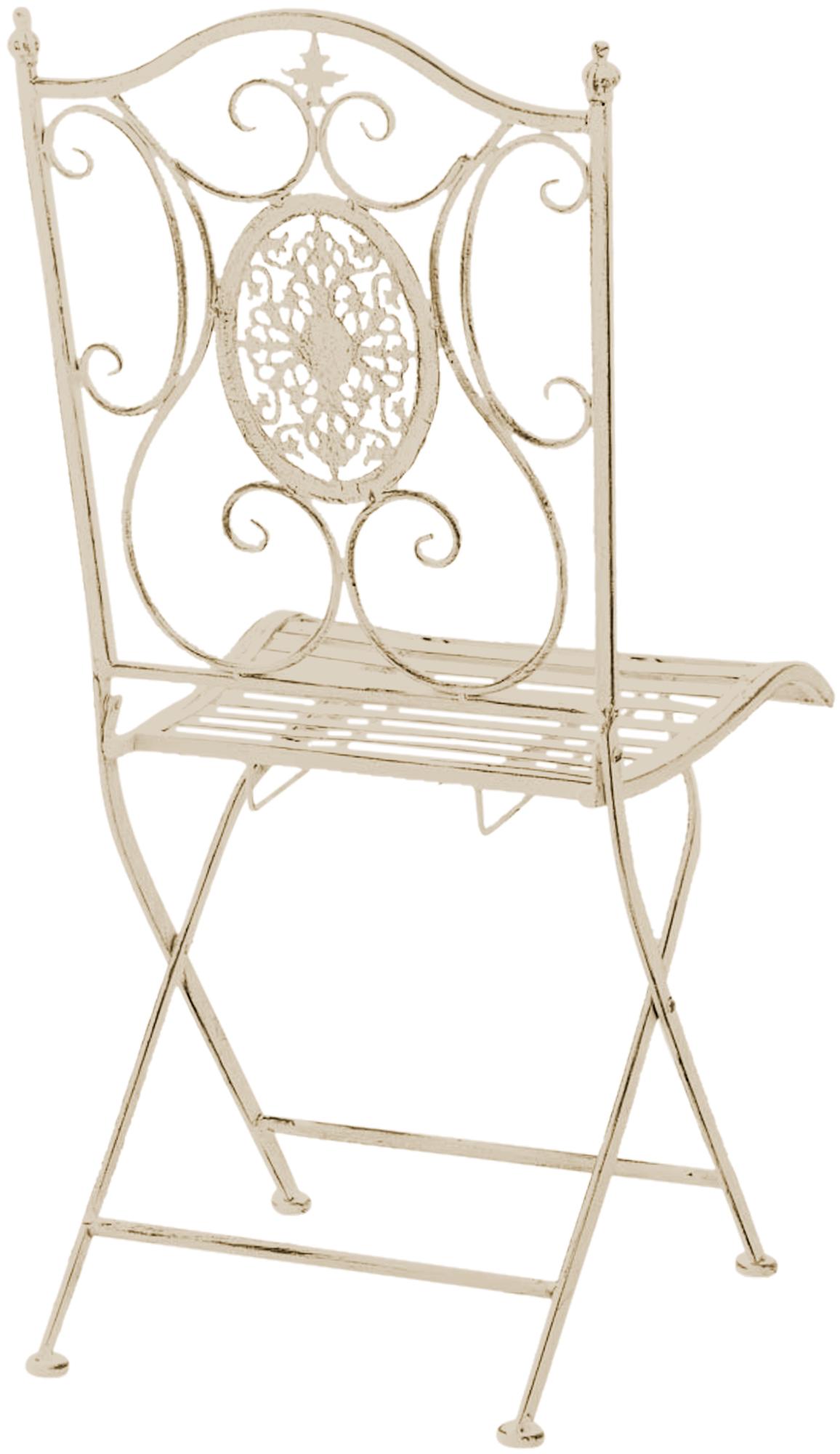 Chaise de jardin en métal Sibell