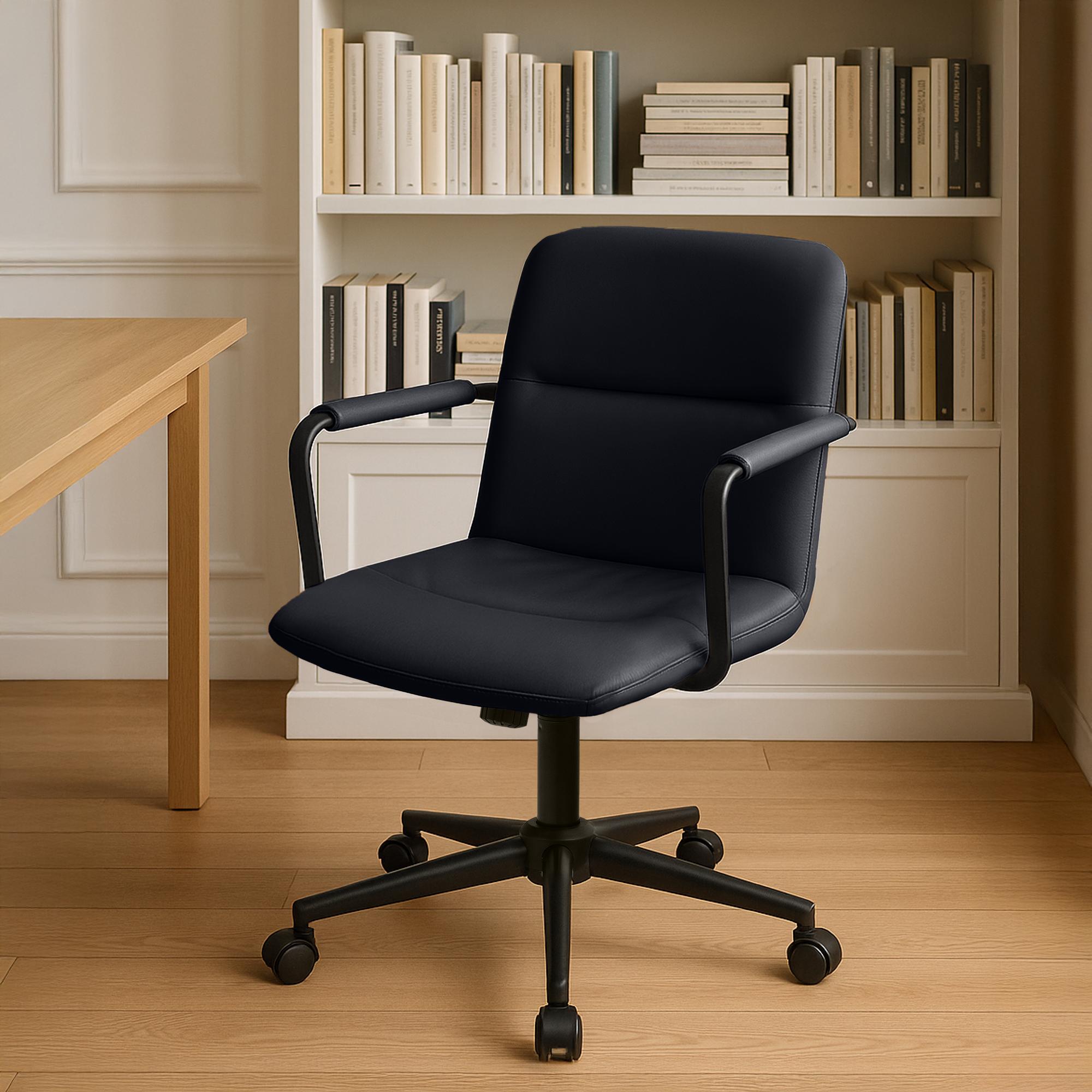 Chaise de Bureau Hilda Cuir Véritable
