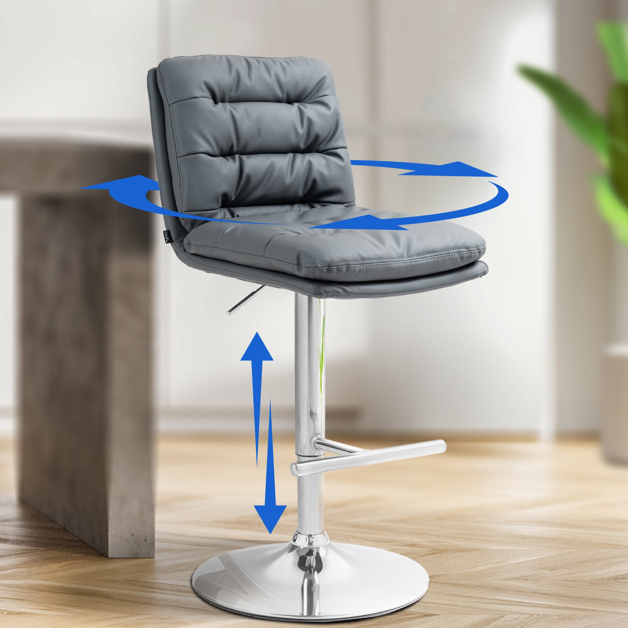 Tabouret de bar Damar similicuir